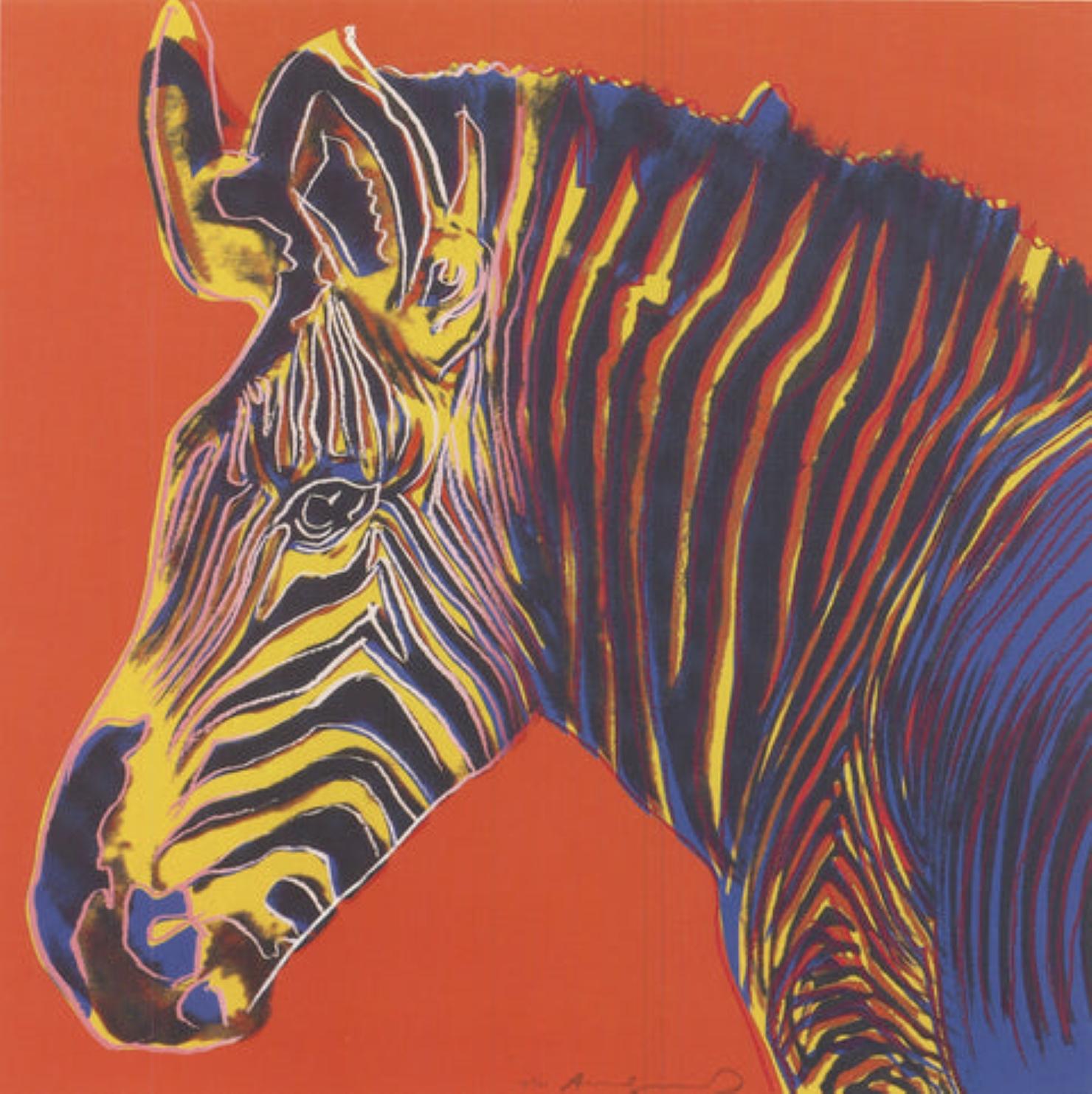 Endangered Species: Grevy's Zebra By Andy Warhol For Sale 2
