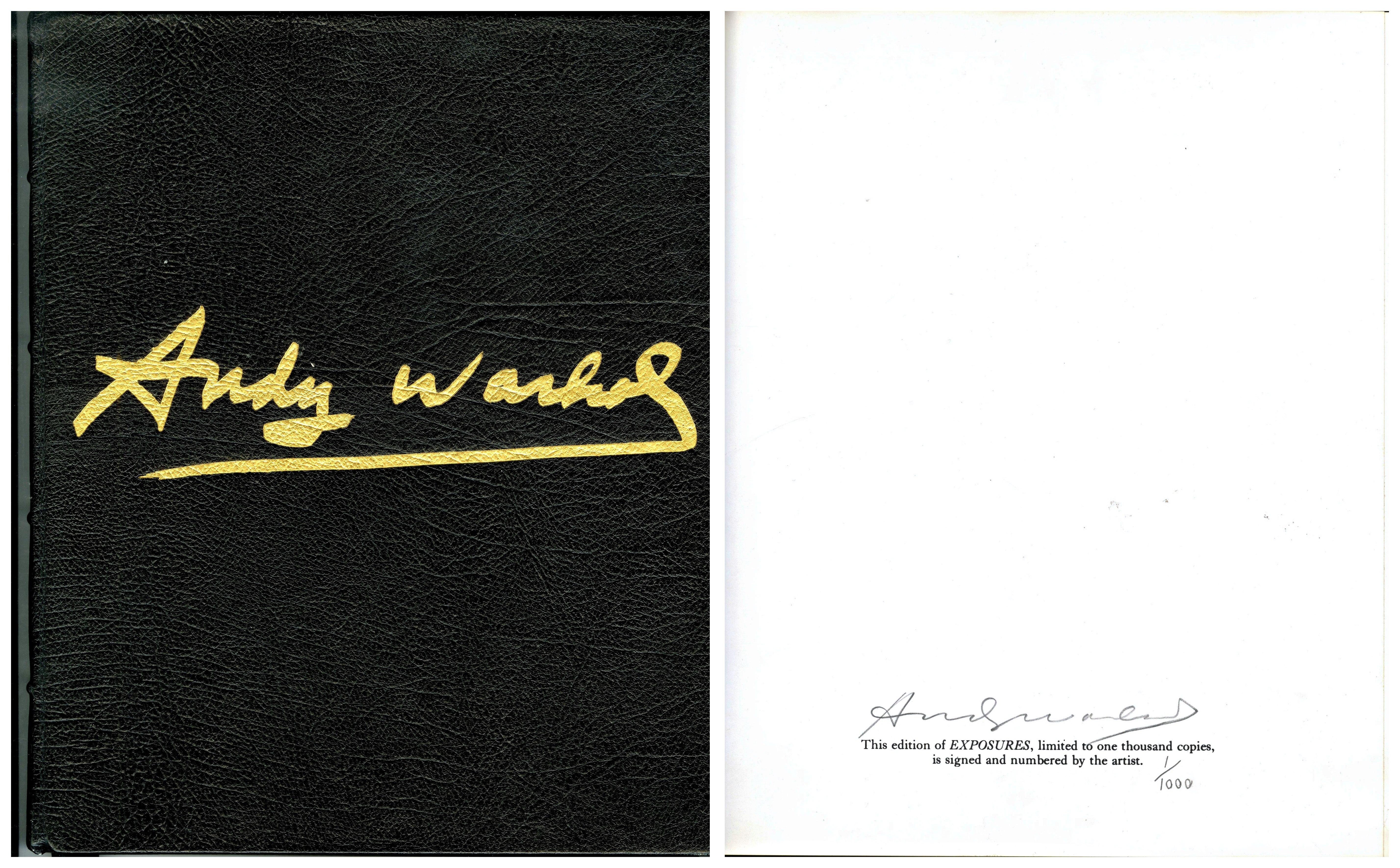 Exposures (Deluxe Edition) Hand Signed and Numbered by Andy Warhol, Official COA For Sale 1