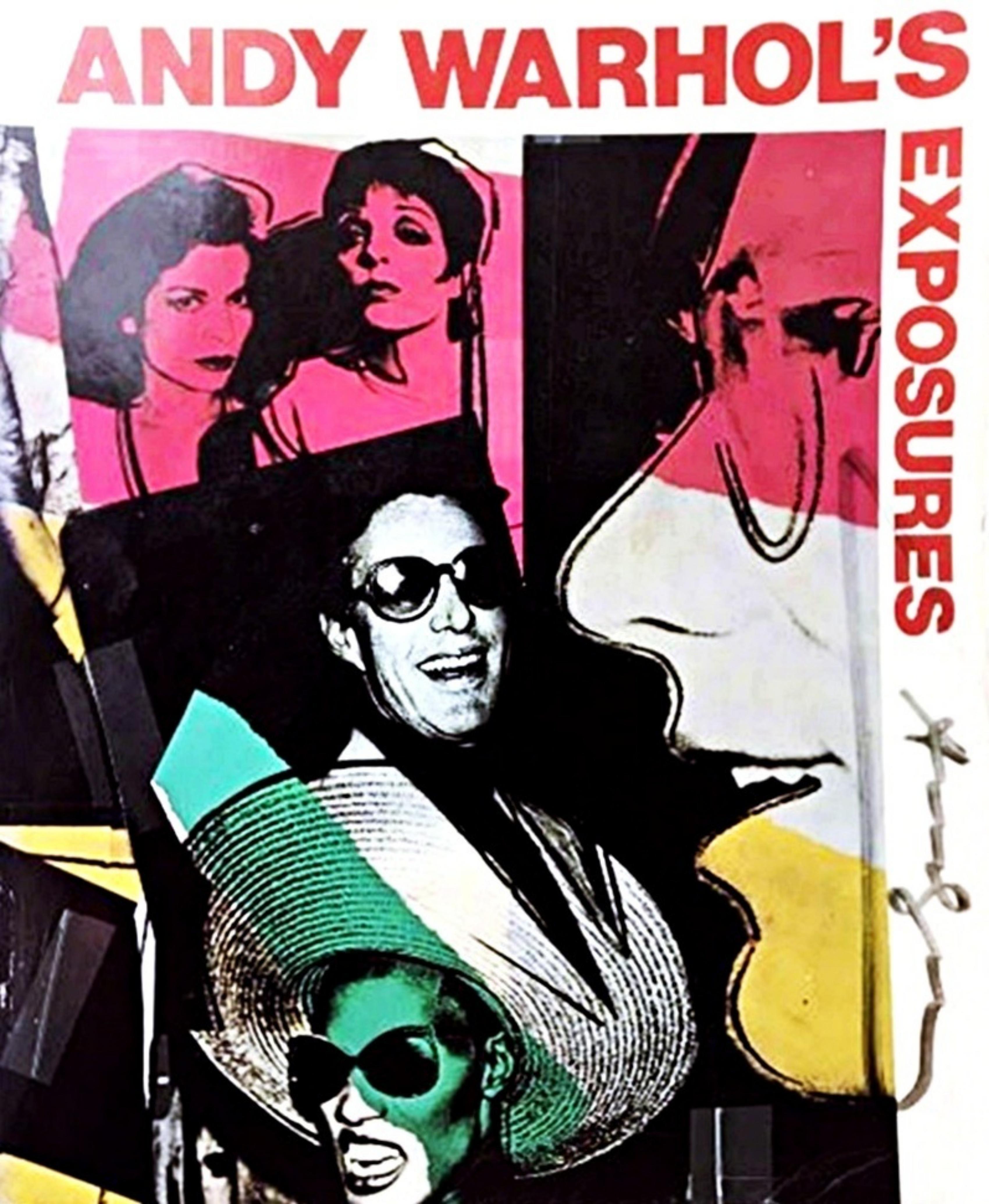 Andy Warhol
Exposures (Hand Signed Twice by Andy Warhol), 1979
Softcover Monograph. Hand Signed Twice by Andy Warhol on the Cover and the Title Page.
Boldly signed TWICE by Andy Warhol in black marker on the front cover and on the upper title