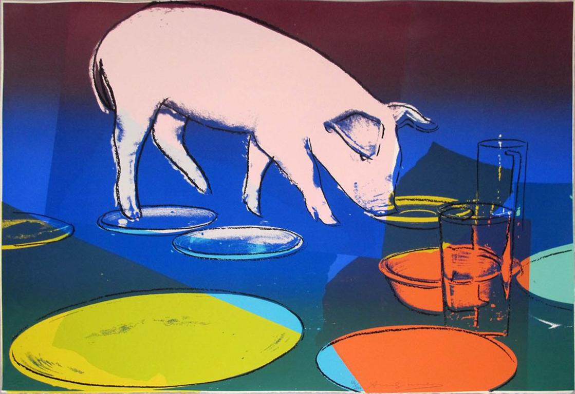Andy Warhol Animal Print - FIESTA PIG FS II.184