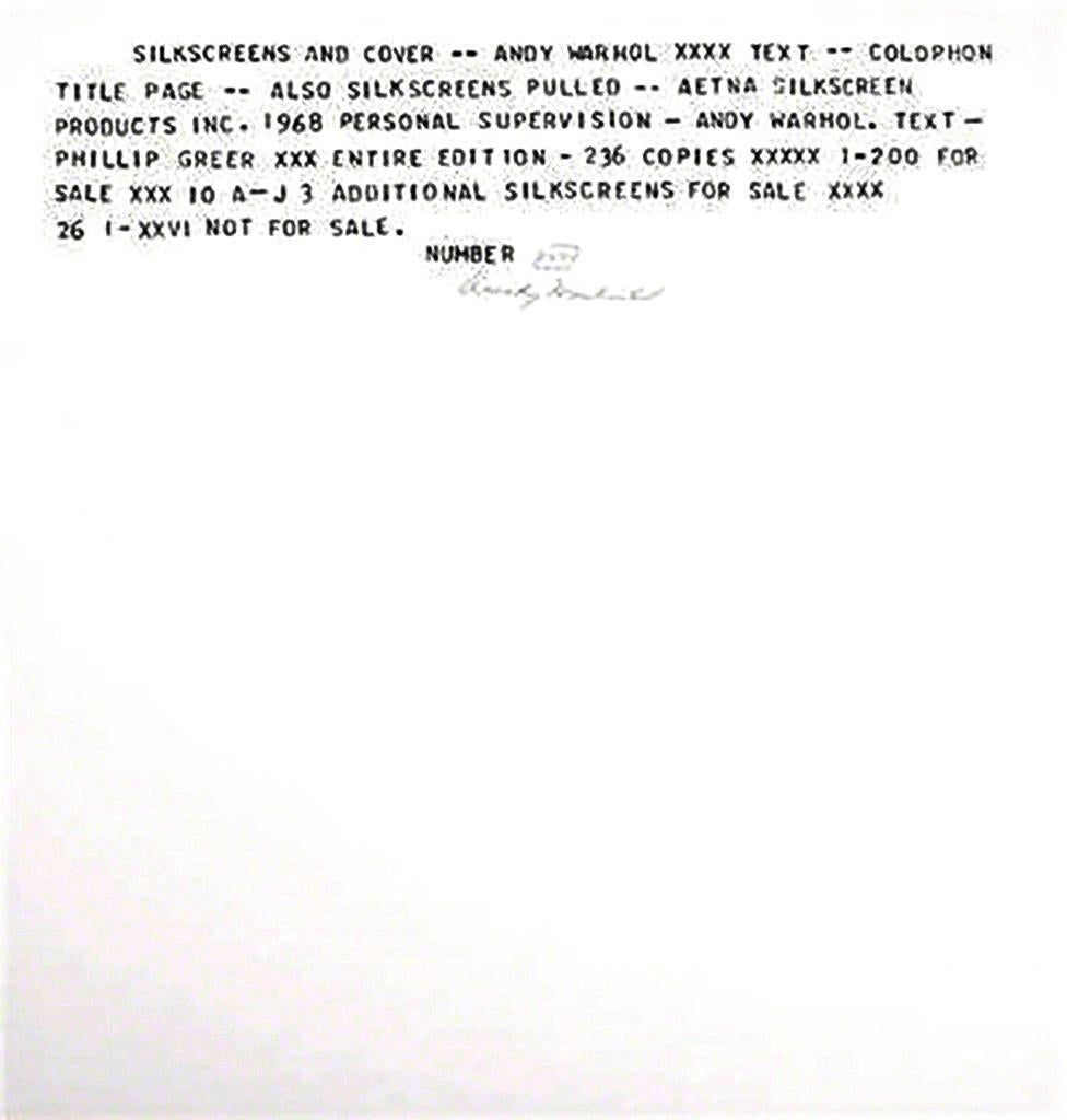 page de portfolio Flash, JFK Assassination (signée à la main) en vente 1