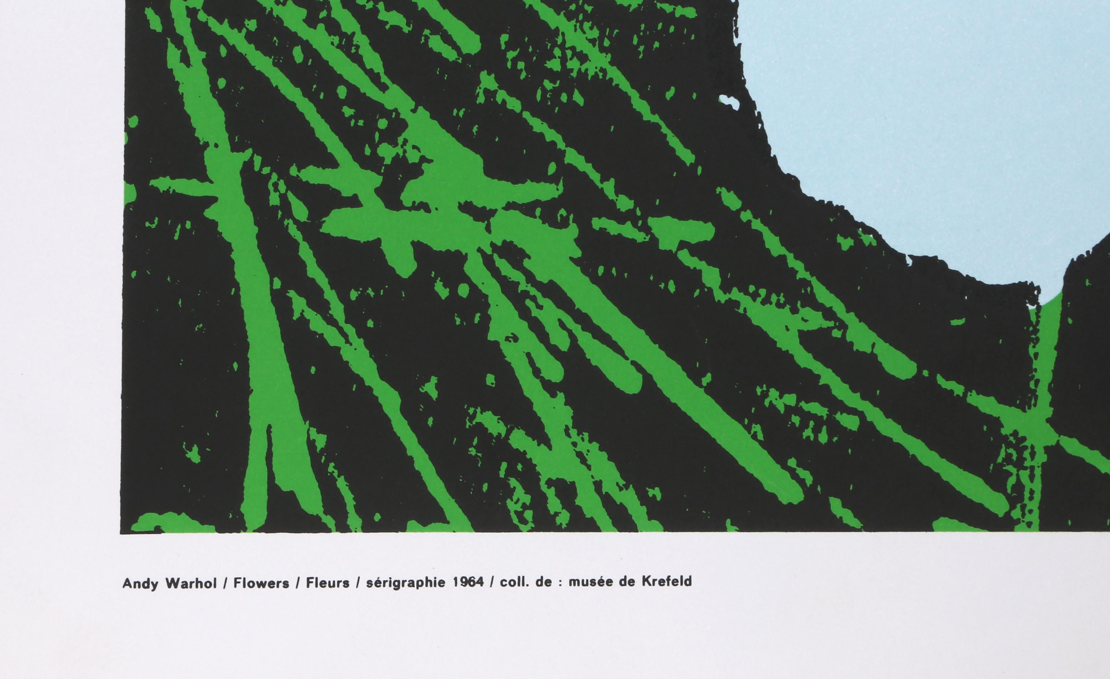 Blumen 1964, Pop-Art-Spiegeldruck von Andy Warhol im Angebot 2