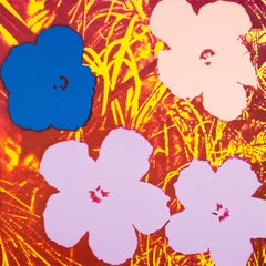 Flowers - 1983 - Lithographie originale - Impression en édition limitée - 72/100 pièces.