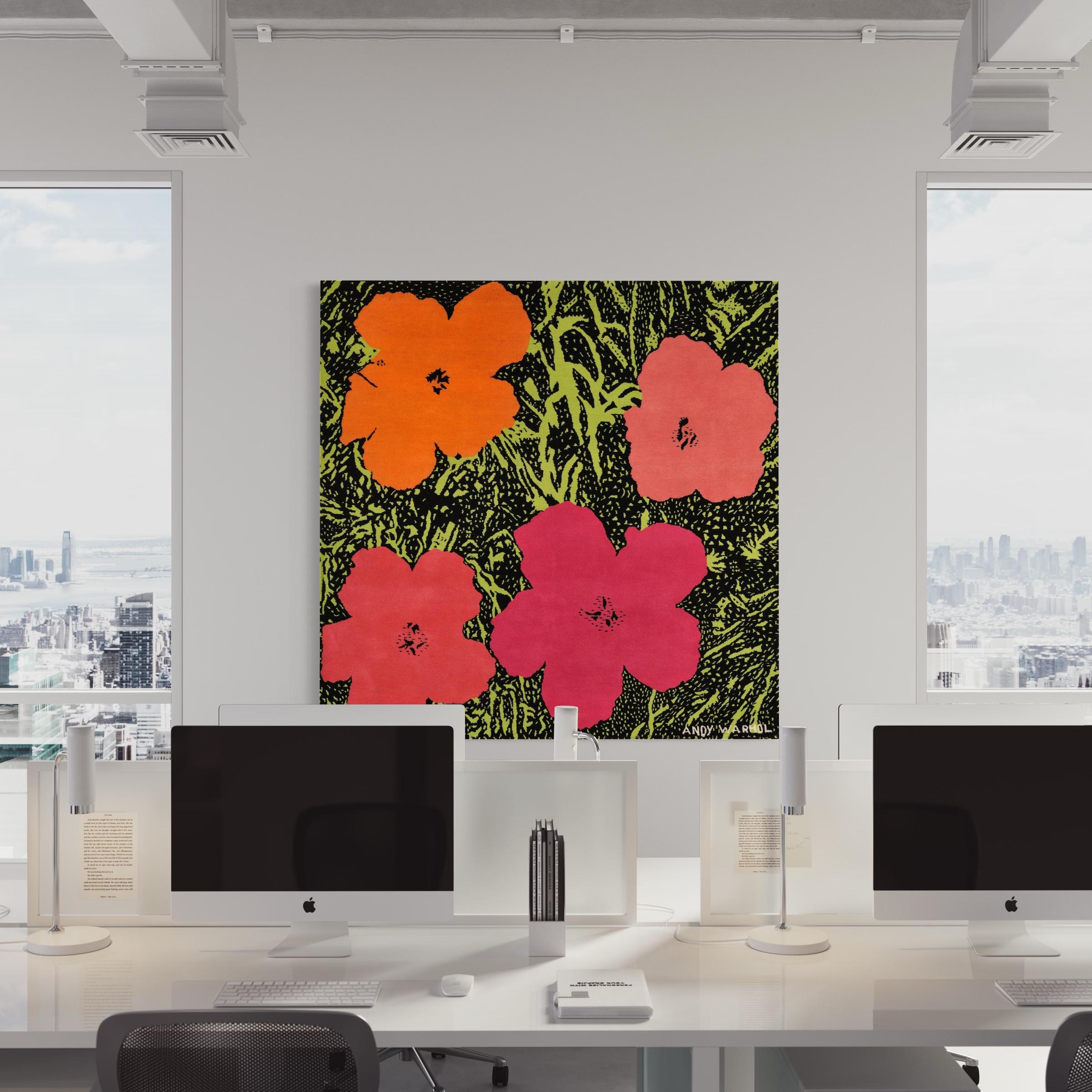 Flowers, After Andy Warhol-Pop Art, Tapestry, Edition, Contemporary, Design, Gif 8