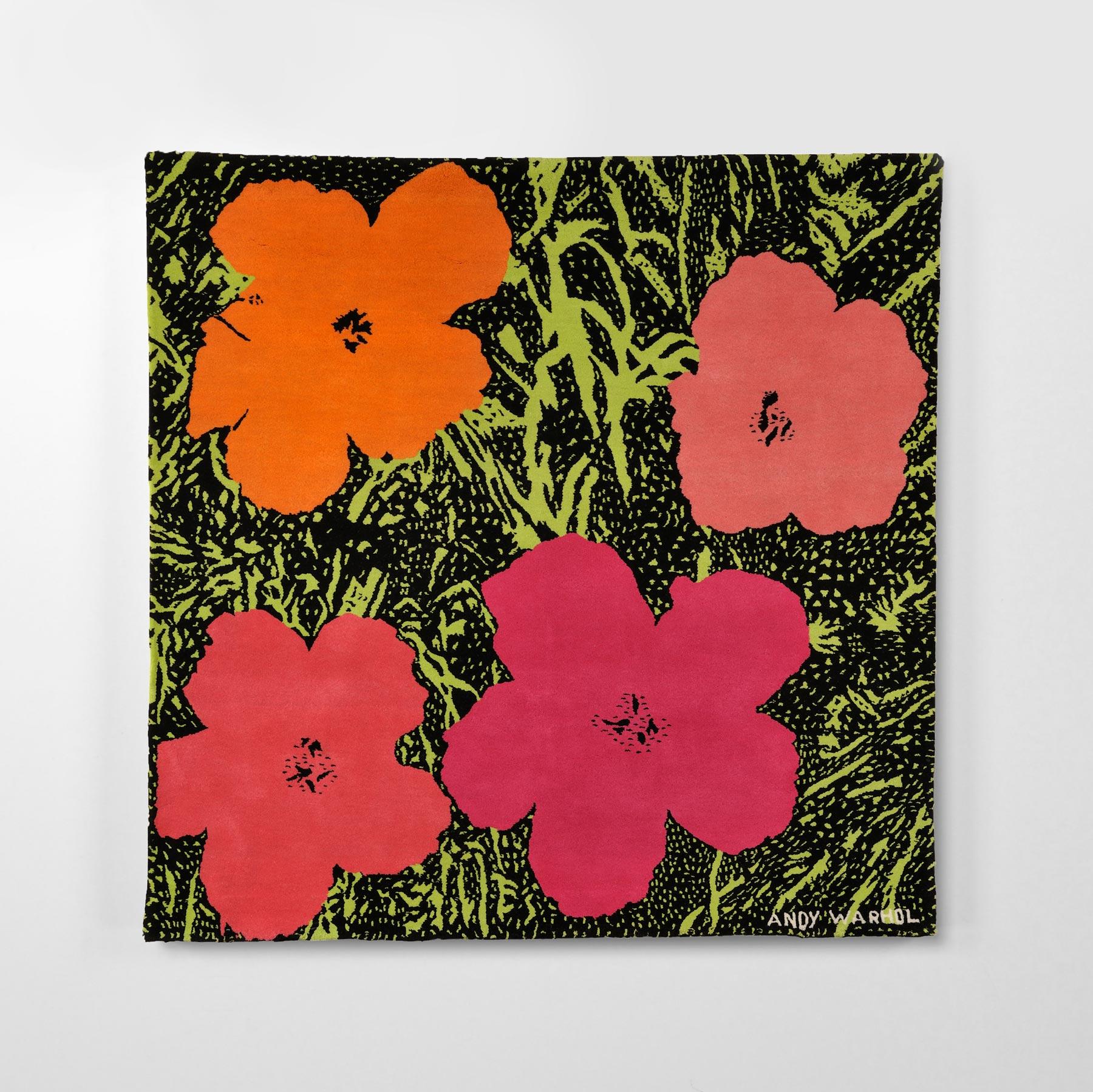 Flowers, After Andy Warhol-Pop Art, Tapestry, Edition, Contemporary, Design, Gif 2