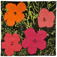 Vintage Flowers, Andy Warhol -Pop Art, Tapestry, Edition, Contemporary, Design, Gift