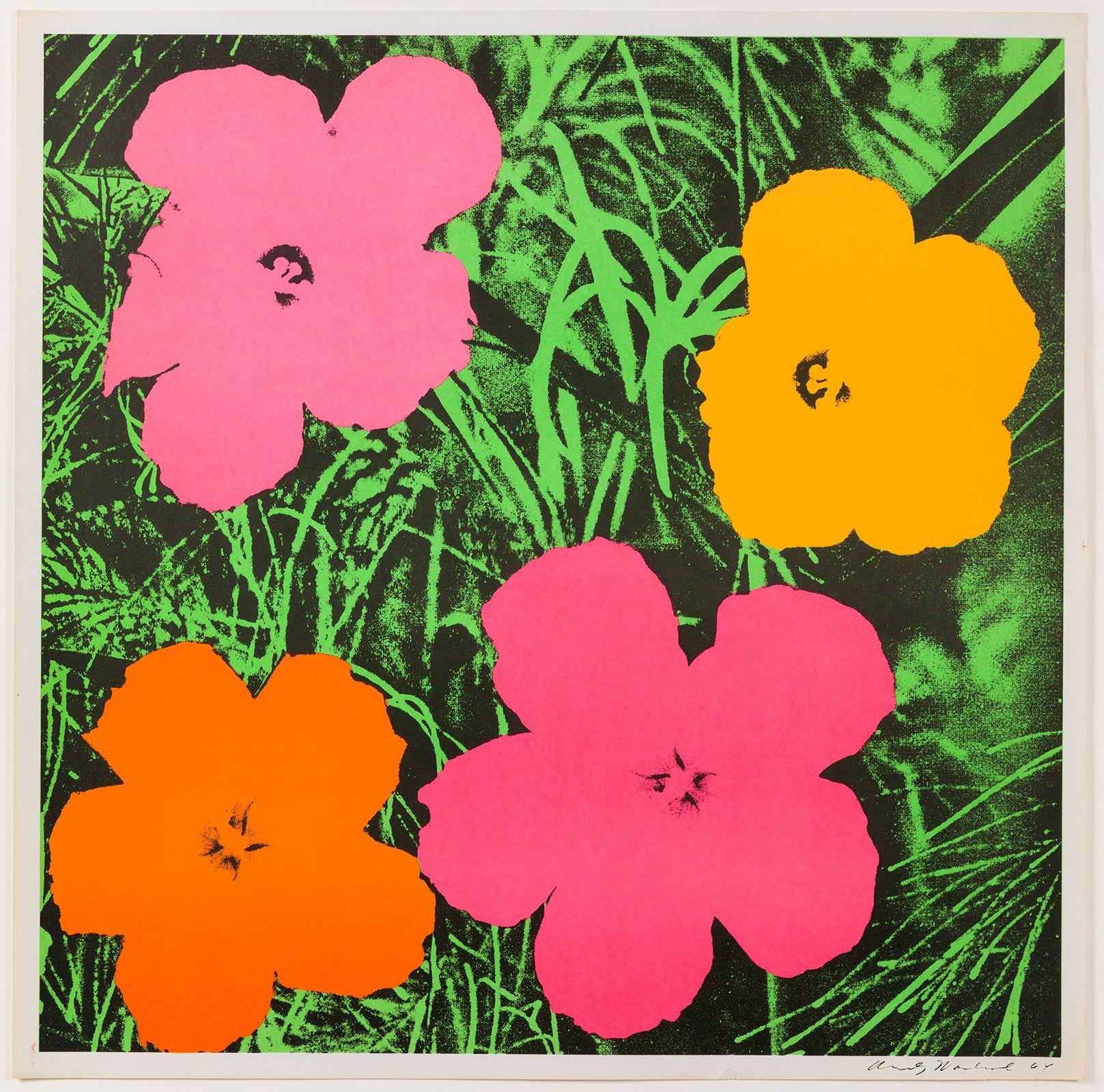 Andy Warhol Figurative Print - Flowers