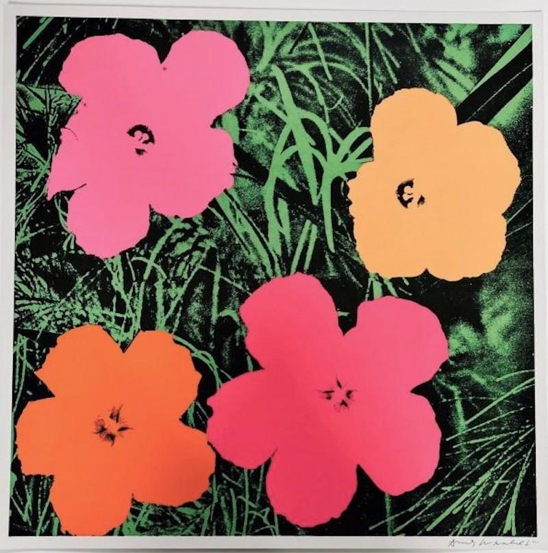 Andy Warhol Figurative Print - Flowers