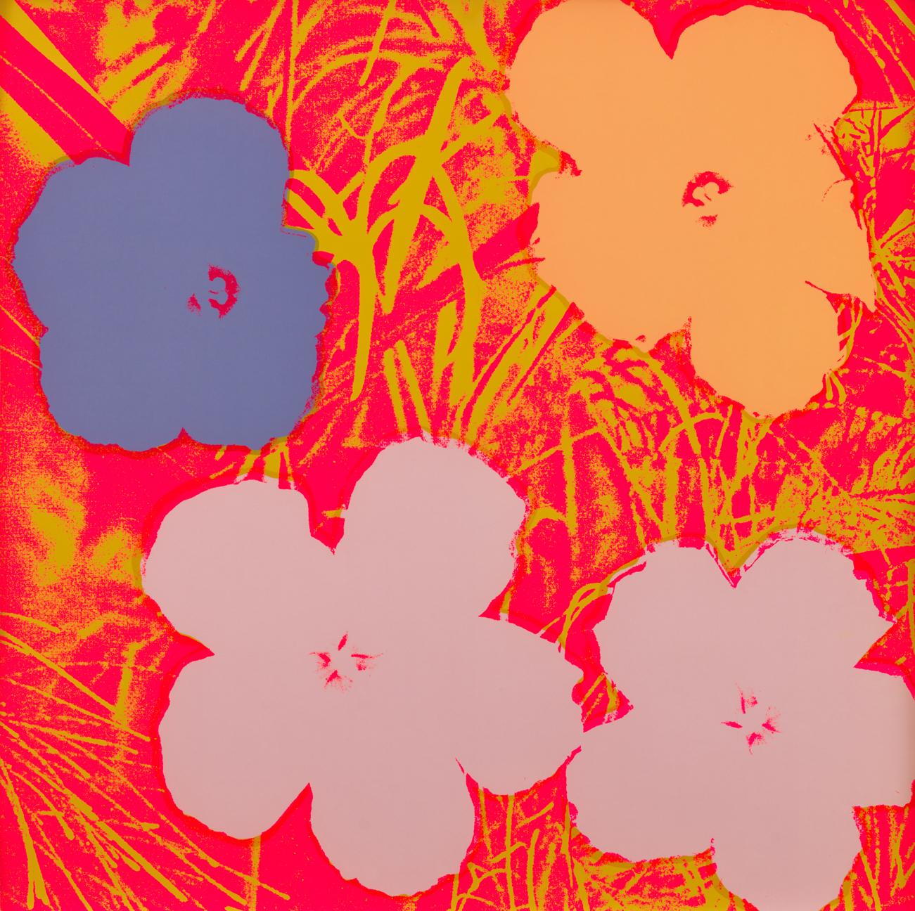 Andy Warhol Figurative Print - Flowers