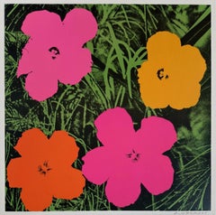 "Flowers" F&S II.6, serigrafia originale di Andy Warhol, 1964, Pop Art floreale