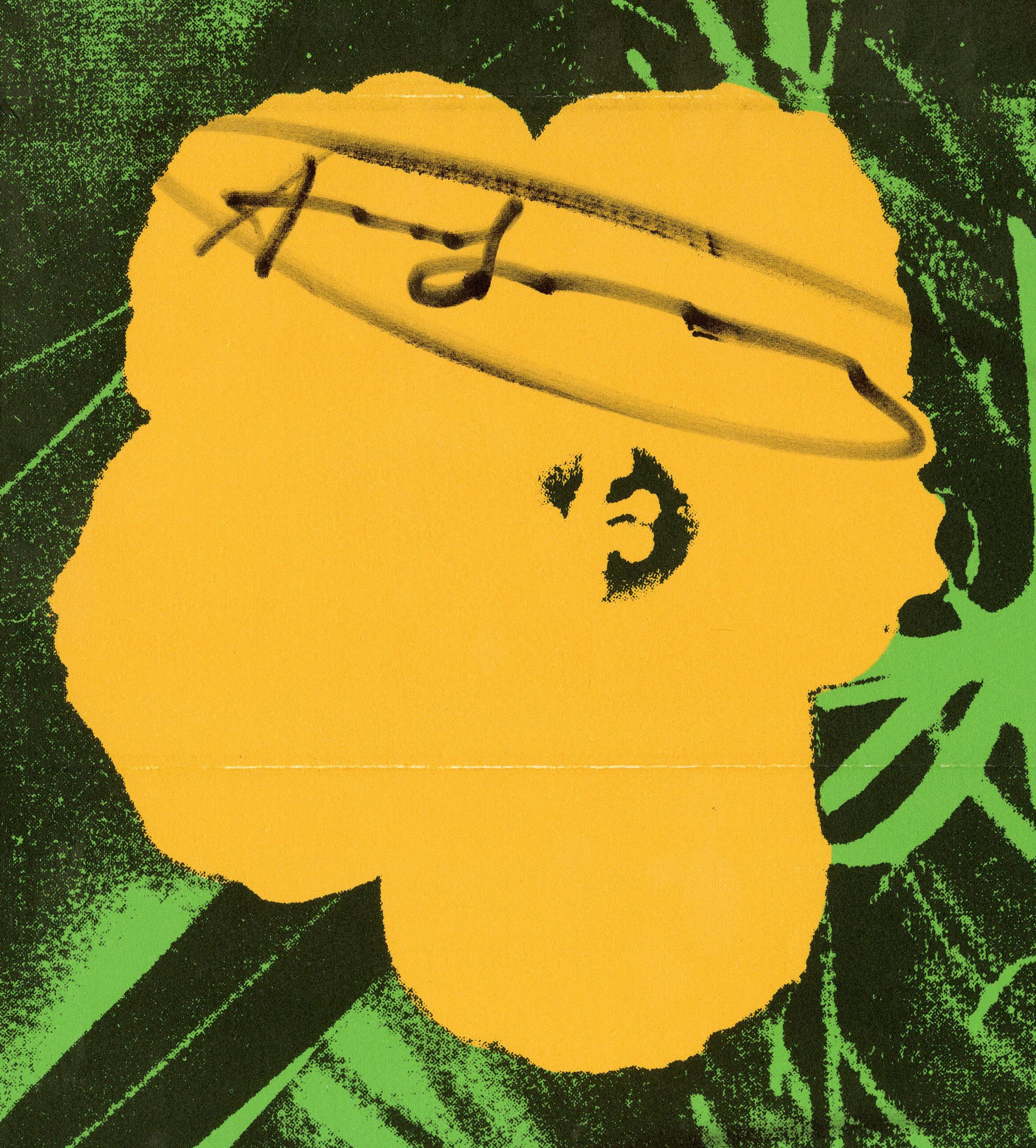 Flowers Invitation - Print by Andy Warhol