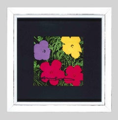 Flowers Invitation - Original Screen Print by Andy Warhol - 1970