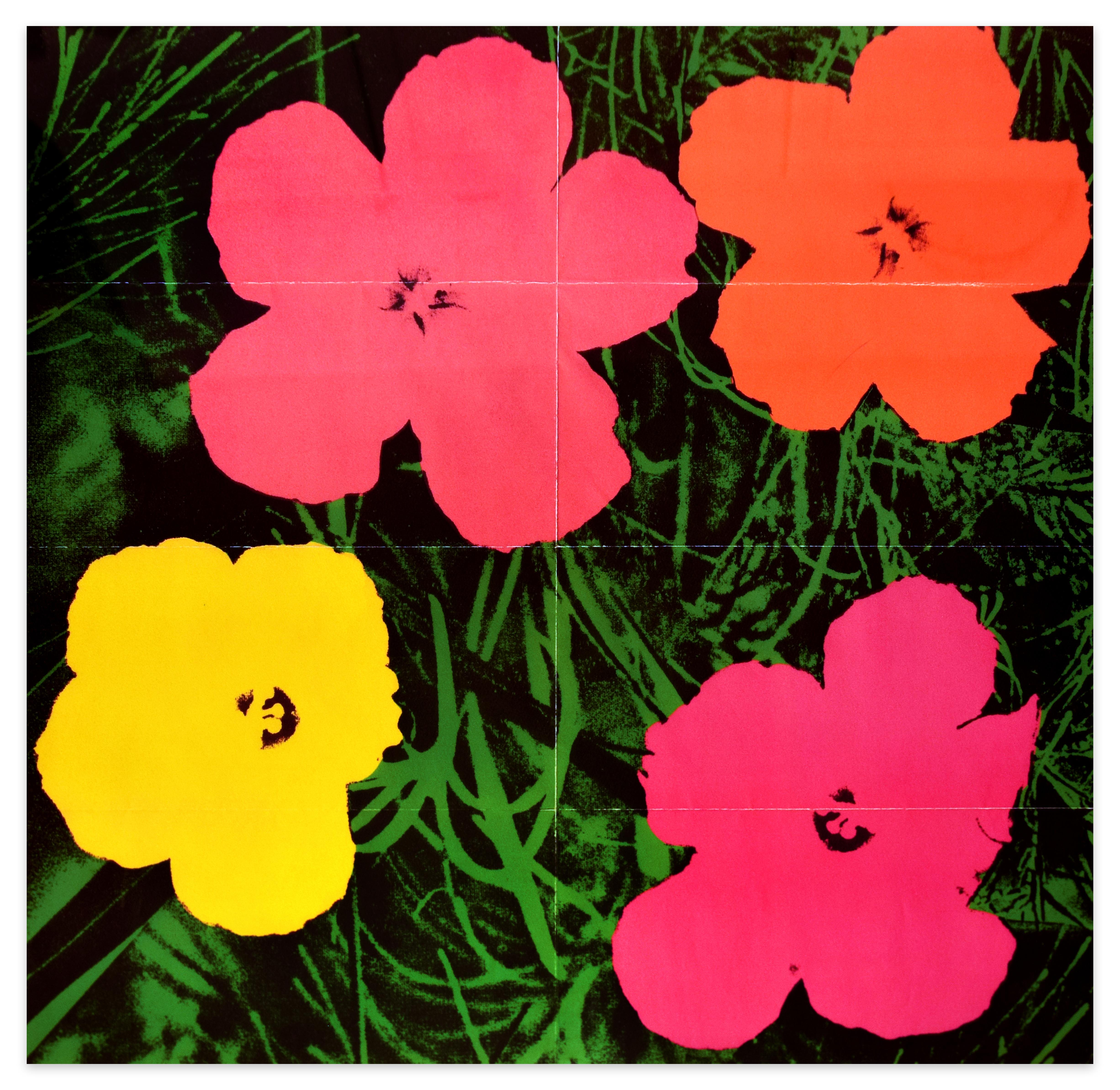 andy warhol flowers print 1964