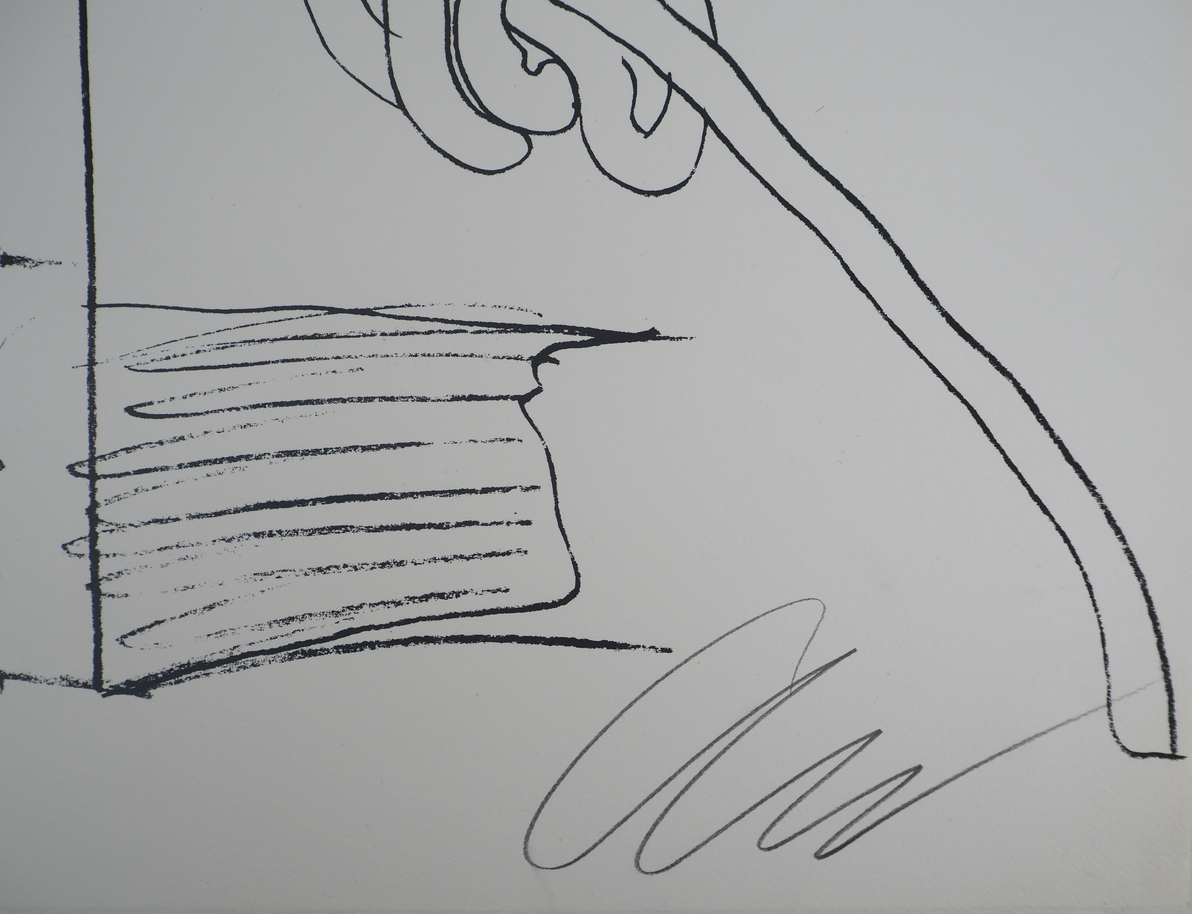 Fiori - Serigrafia originale - Firmata a mano e /100 (Schellman II.101) - Print American Modern di Andy Warhol