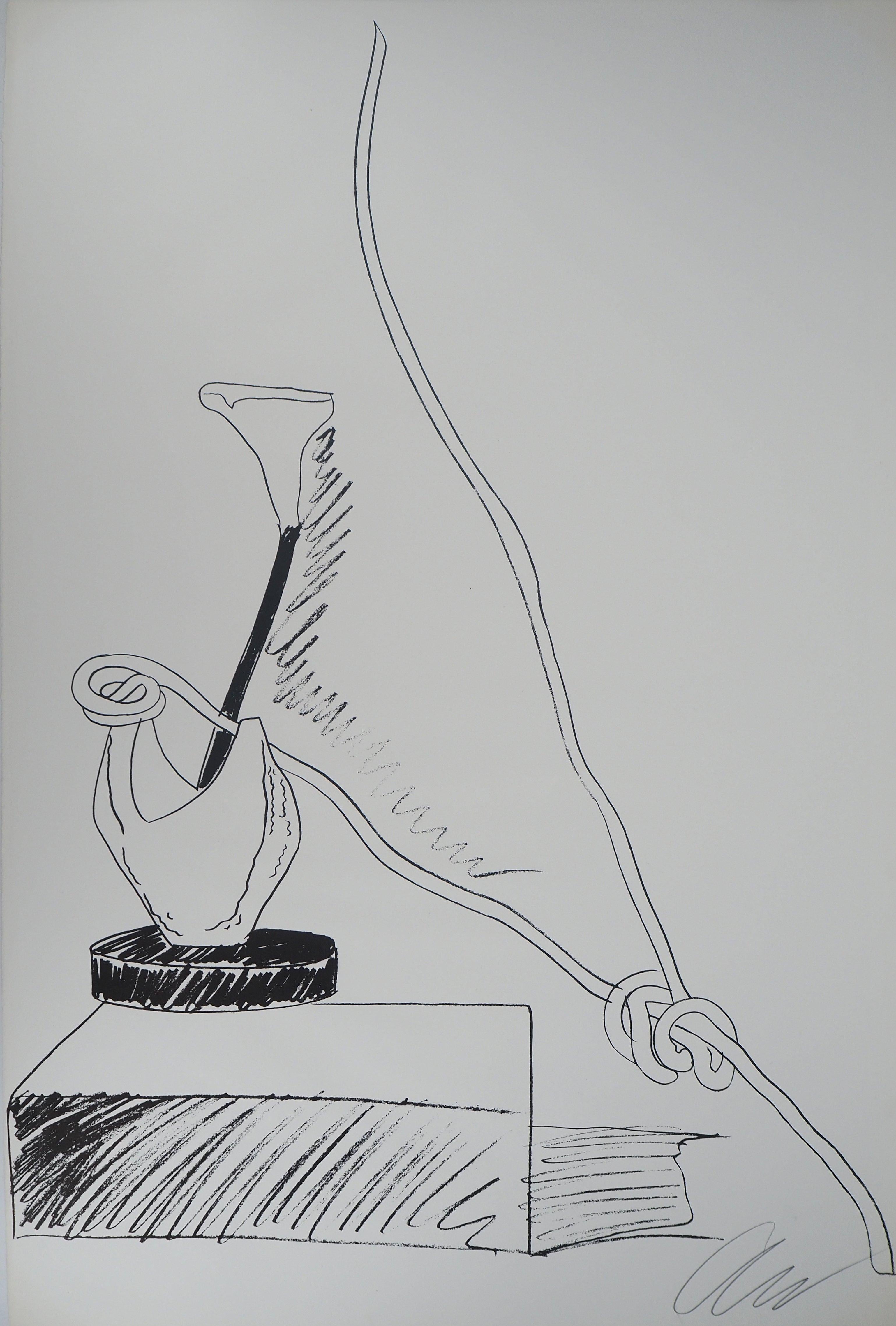Figurative Print di Andy Warhol - Fiori - Serigrafia originale - Firmata a mano e /100 (Schellman II.101)