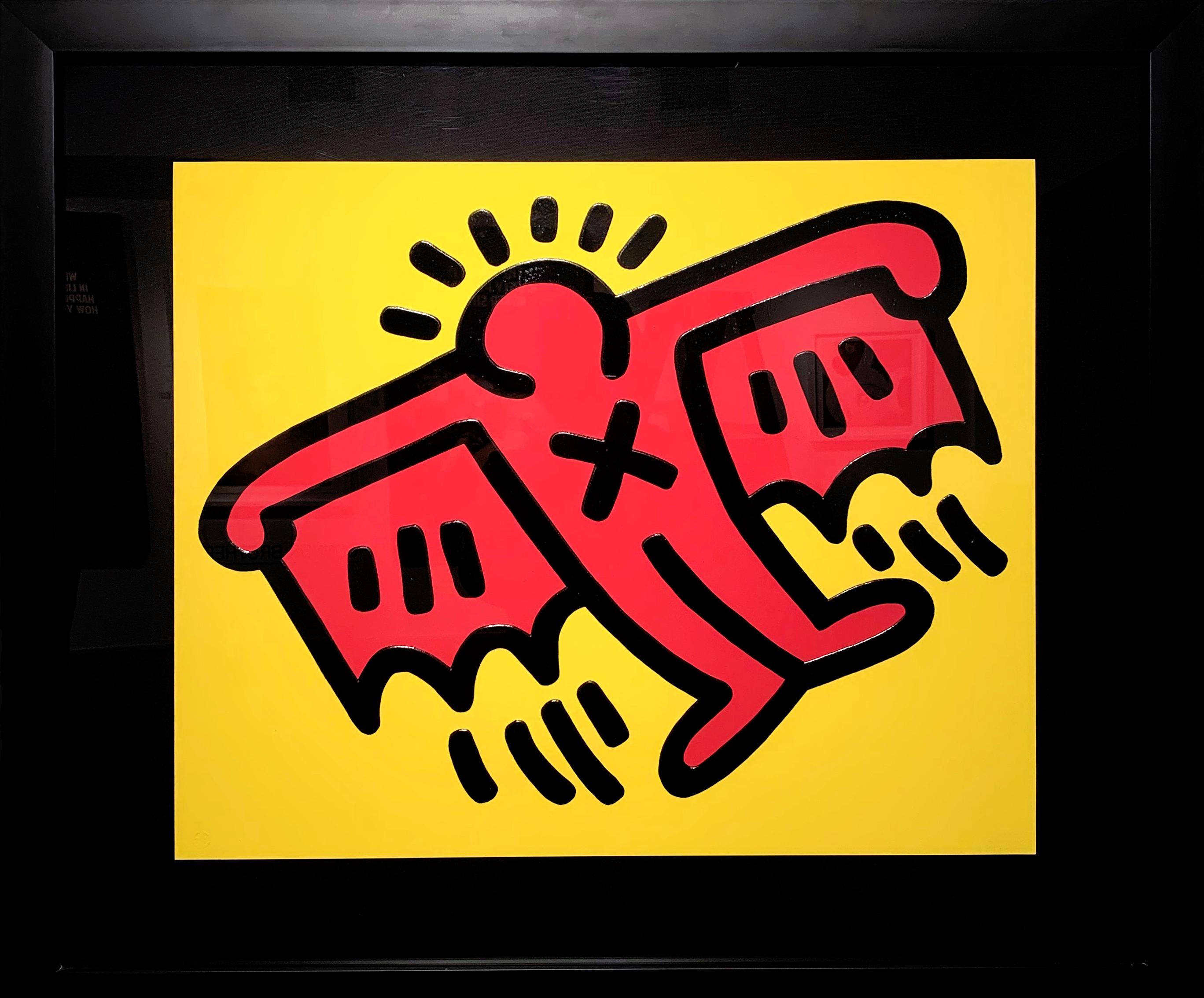 Flying Devil - Print by Keith Haring