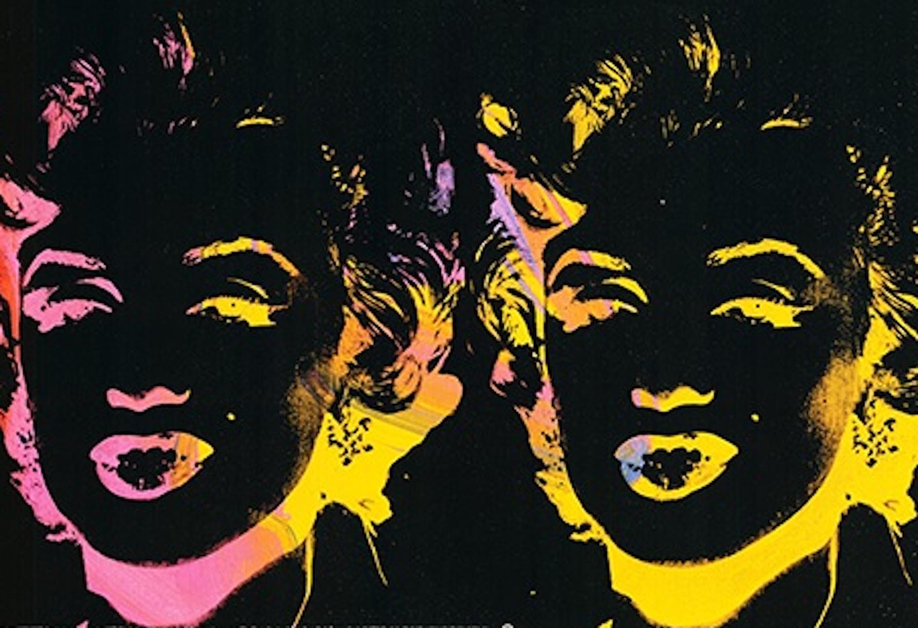 Four multicoloured Marylins - Andy Warhol 2