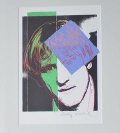 Gerard Depardieu lithograph, for 10th anniversary of Vogue Men