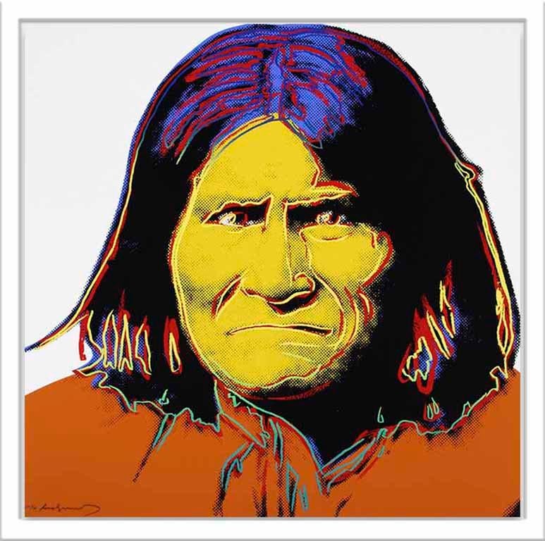 Geronimo, from the Cowboys and Indians Series - Print by Andy Warhol