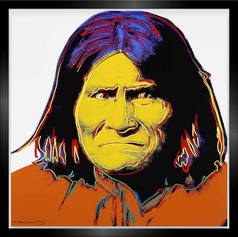 Geronimo, from the Cowboys and Indians Series - Pop Art Print by Andy Warhol