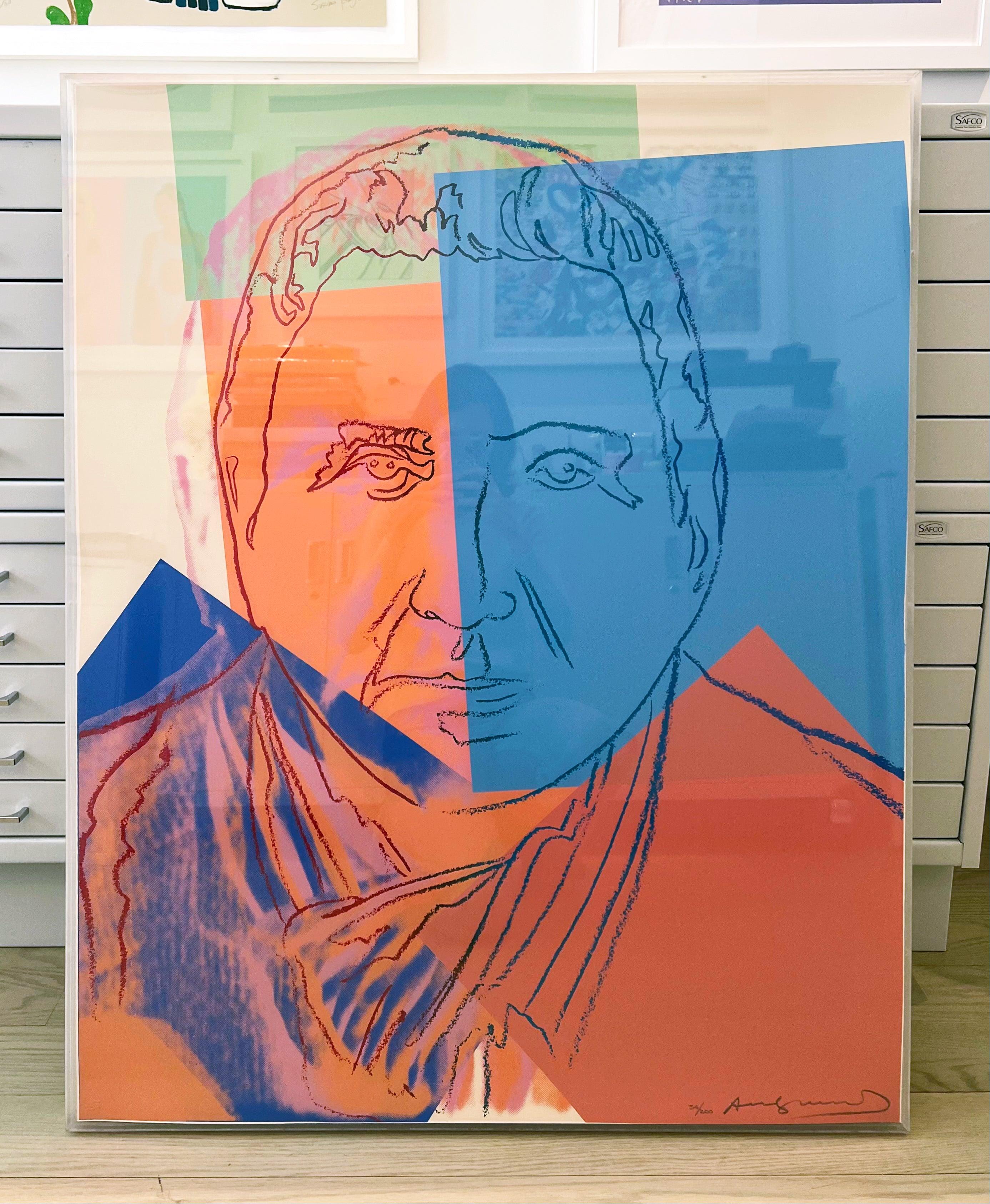 Gertrude Stein, aus Zehn Porträts von Juden des Twentieth Century – Print von Andy Warhol