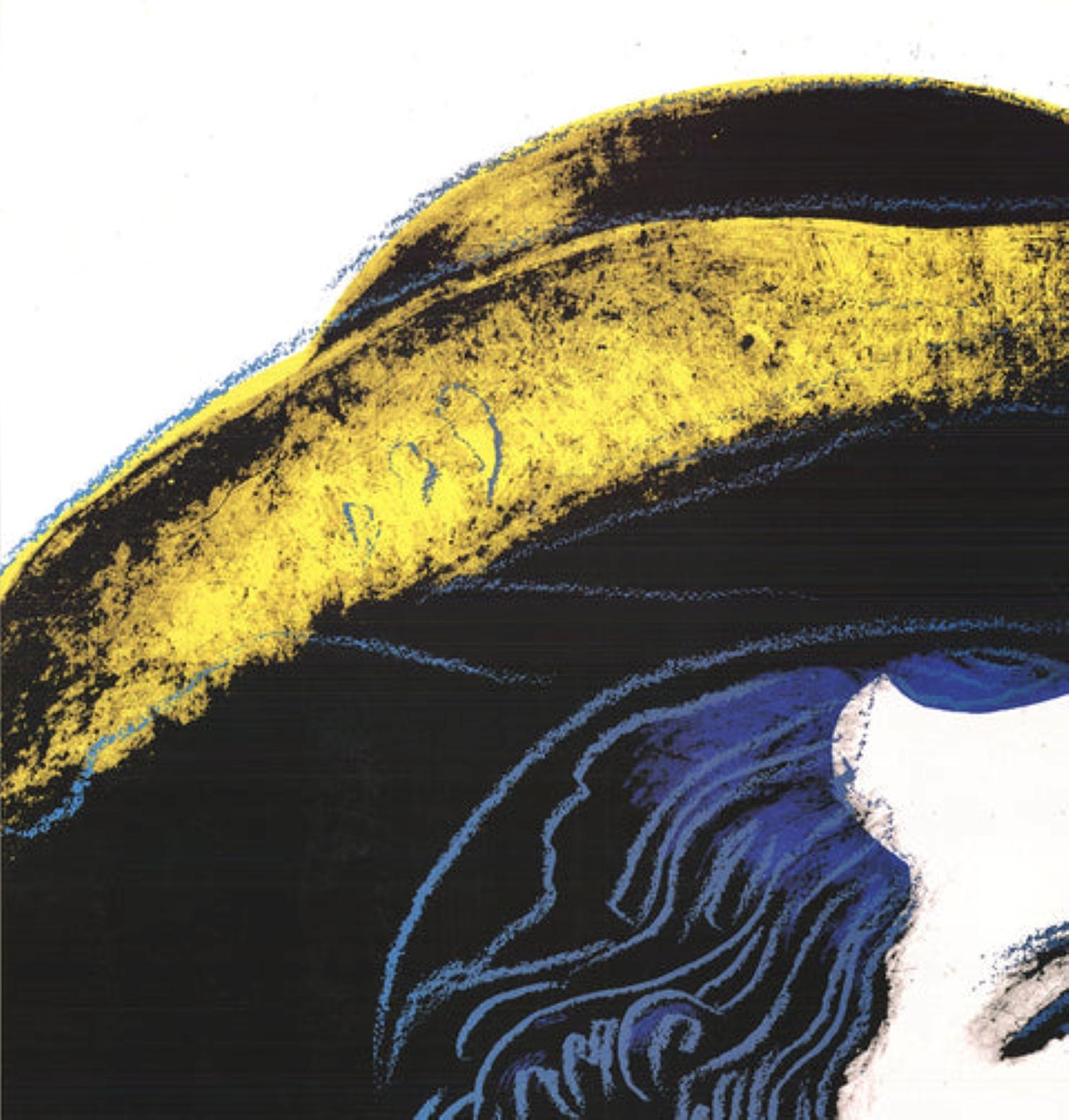 Goethe Black And Yellow By Andy Warhol For Sale 1