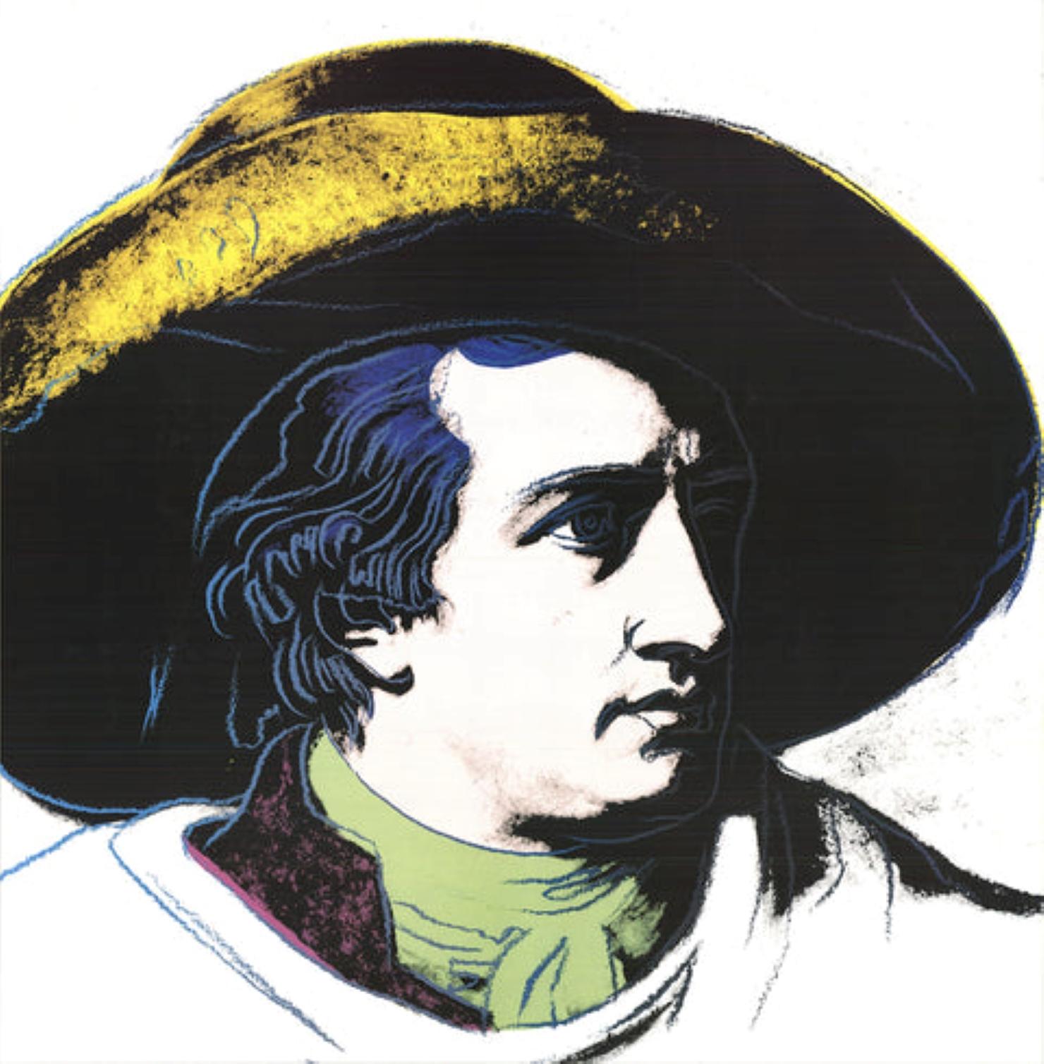 Goethe Black And Yellow By Andy Warhol For Sale 3