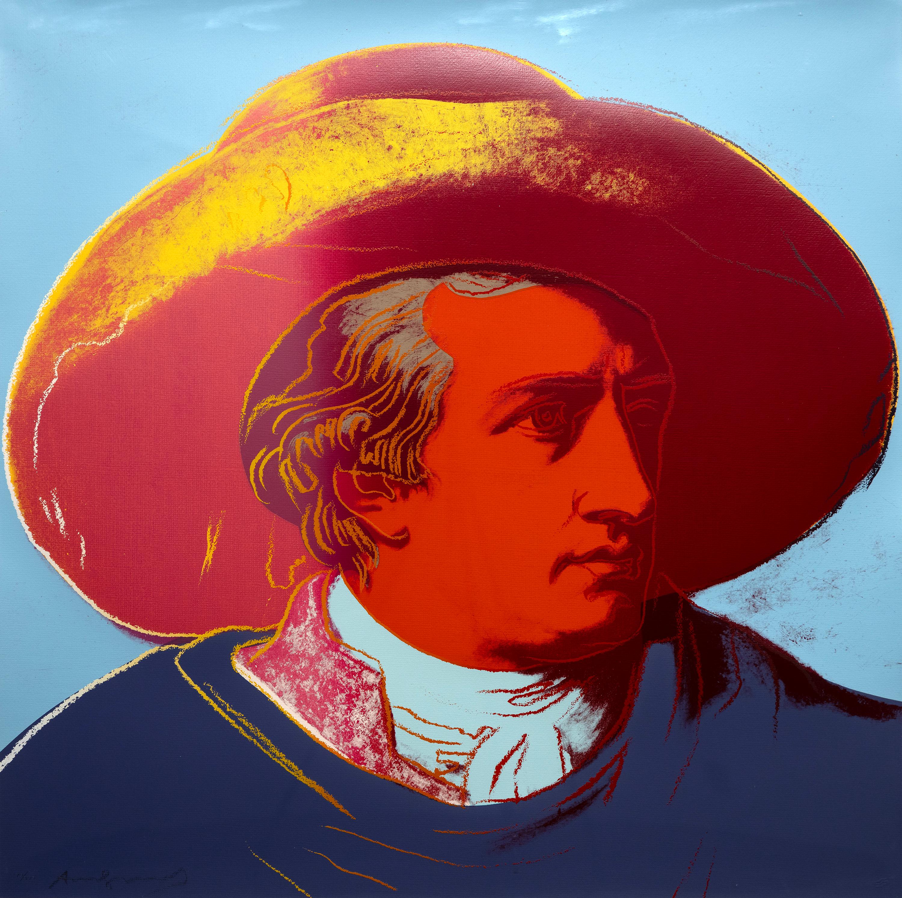 Andy Warhol Portrait Print - Goethe, FS II.271