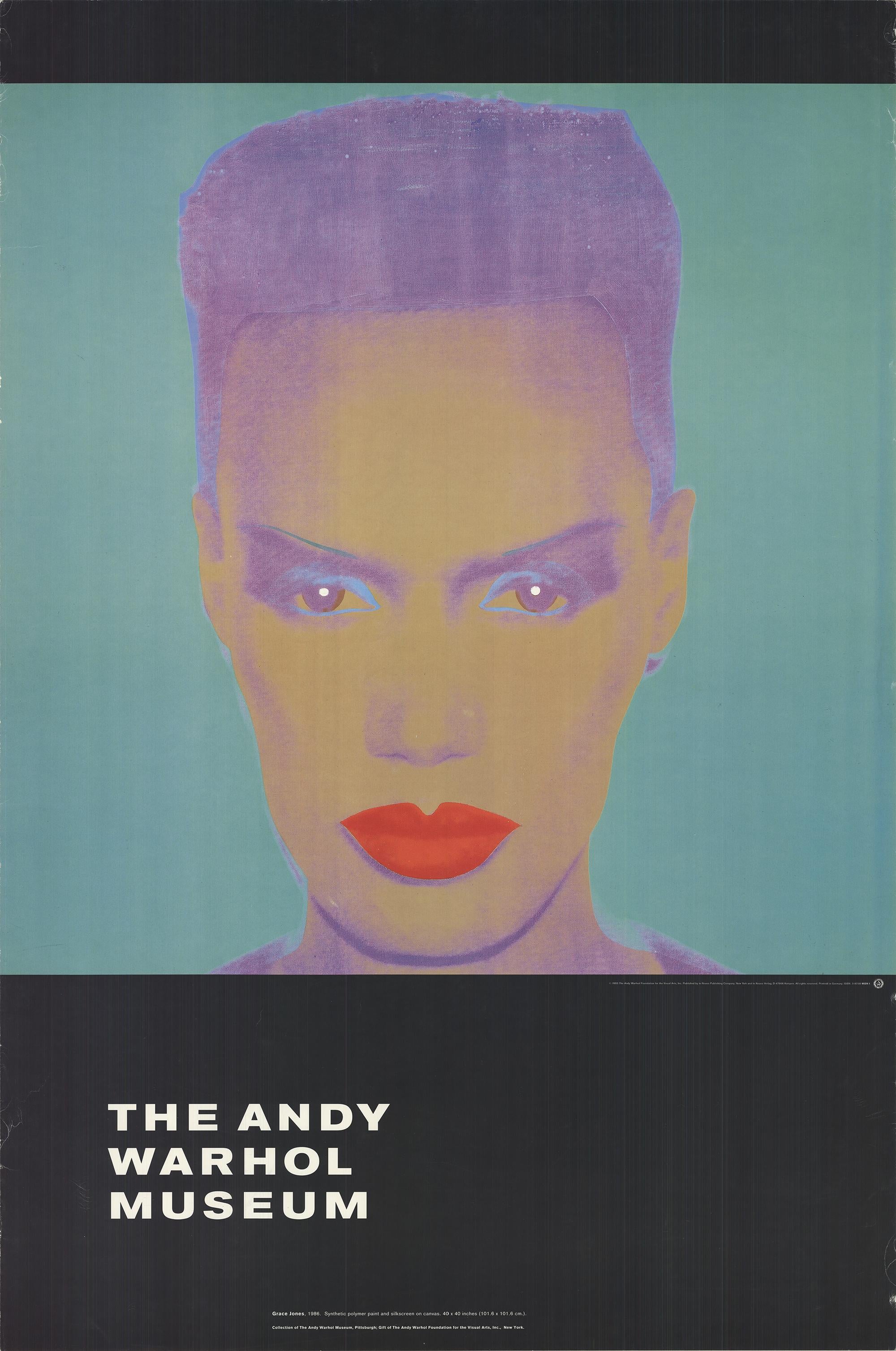 Andy Warhol Print - Grace Jones