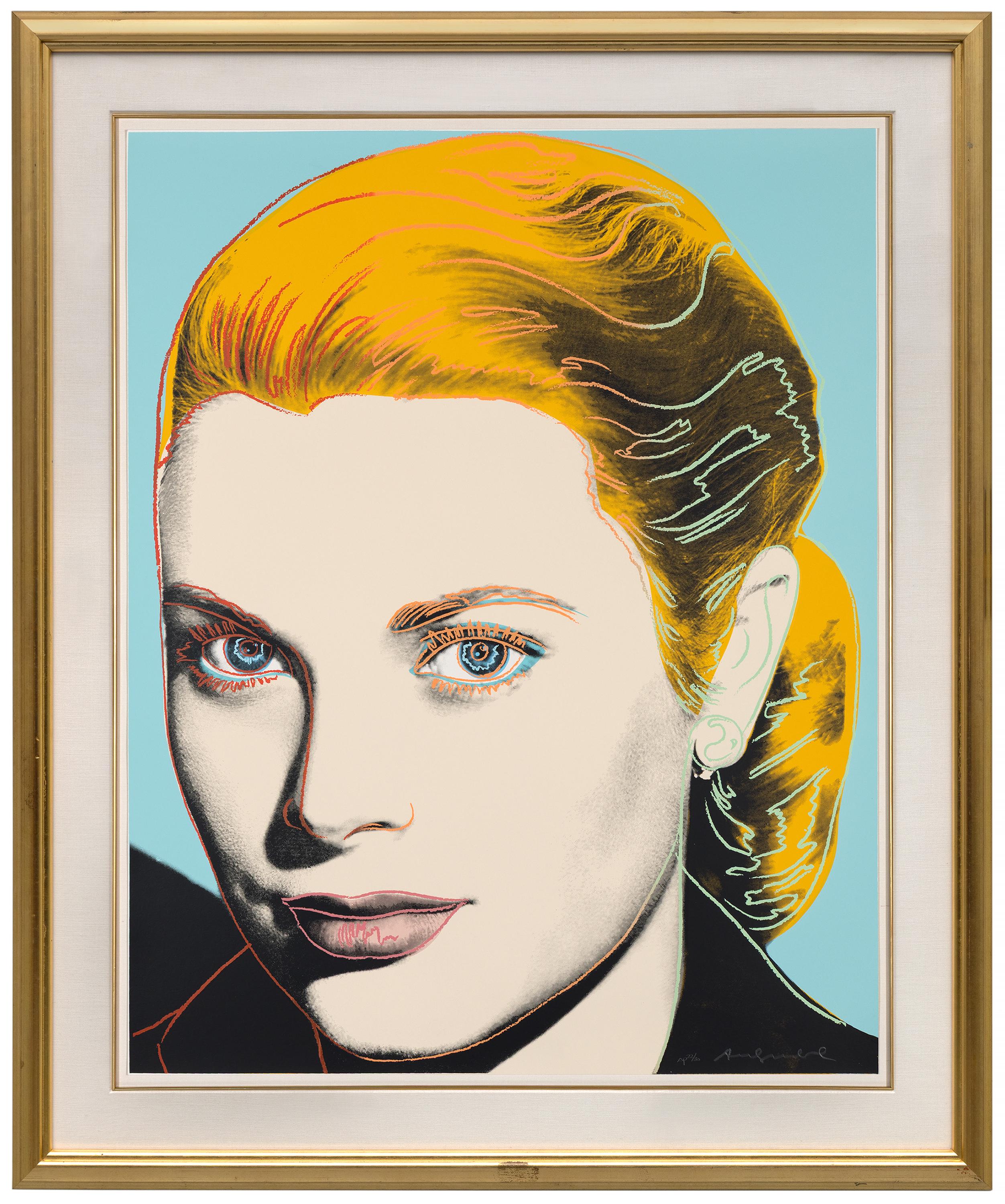 Grace Kelly - Pop Art Screenprint Portrait of Grace Kelly, 1984 - Print by Andy Warhol