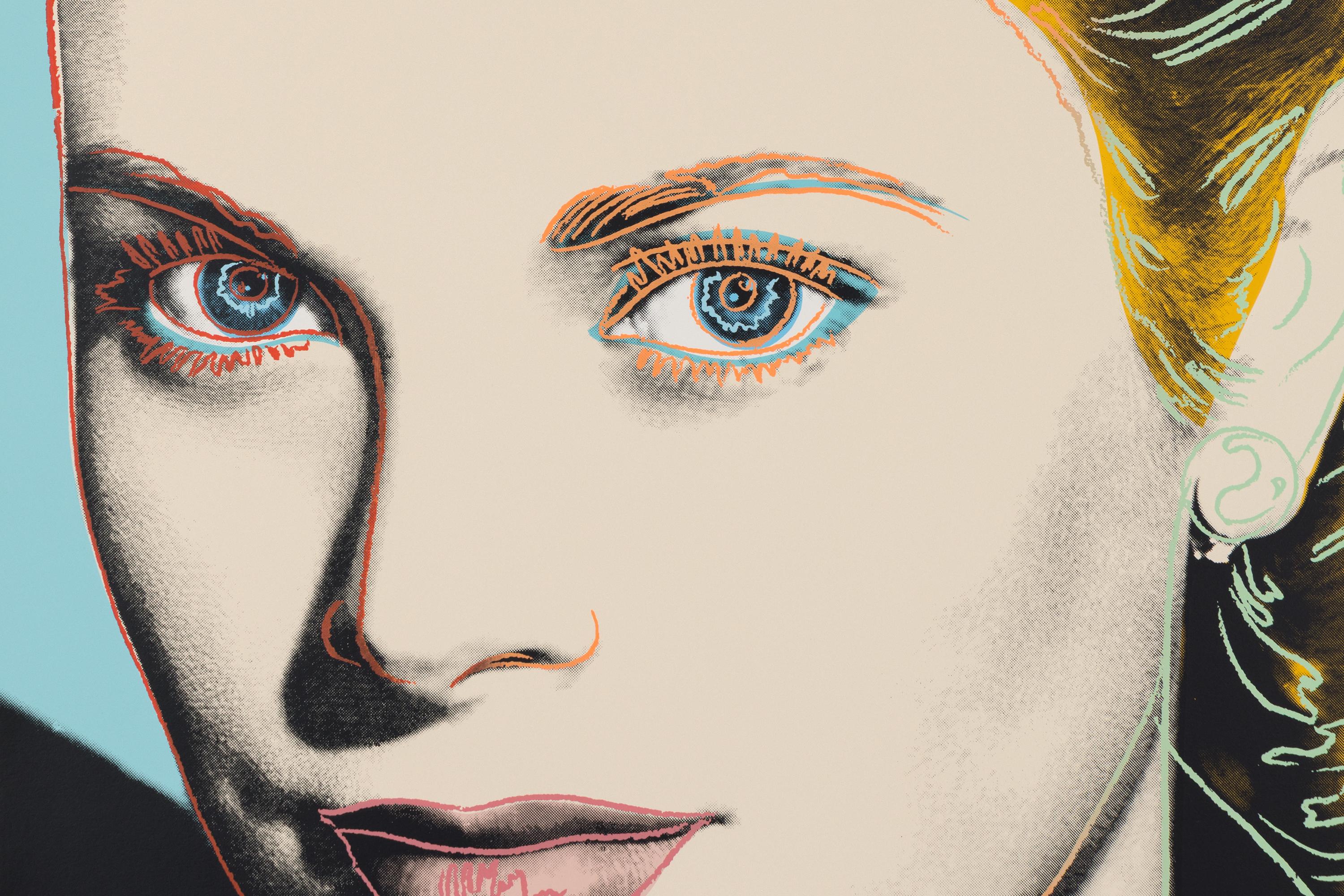 “Grace Kelly” is a color screenprint by American Pop artist, Andy Warhol from 1984. The work is edition AP 22/30 and is signed in pencil, lower right, 