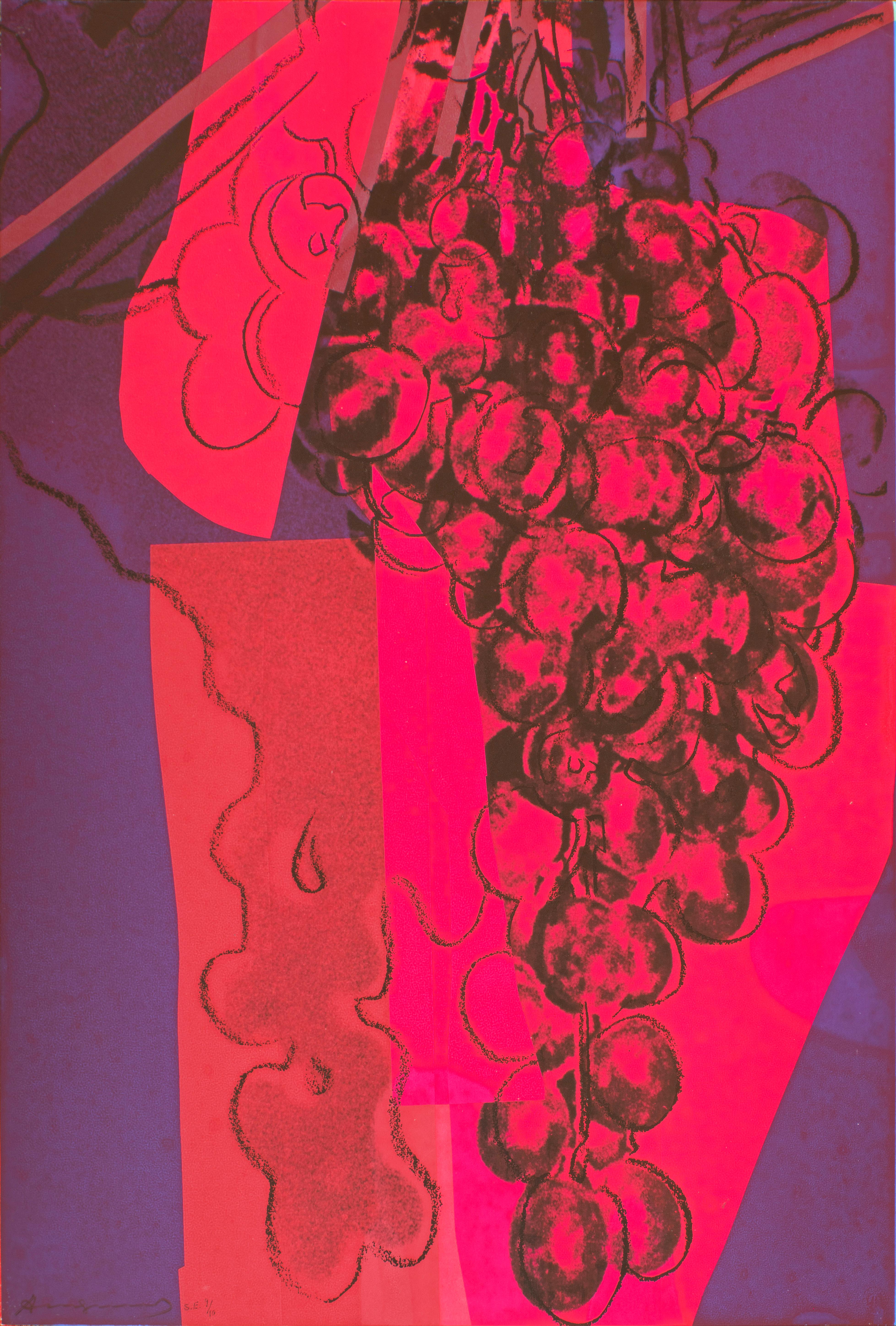 Andy Warhol Still-Life Print - Grapes