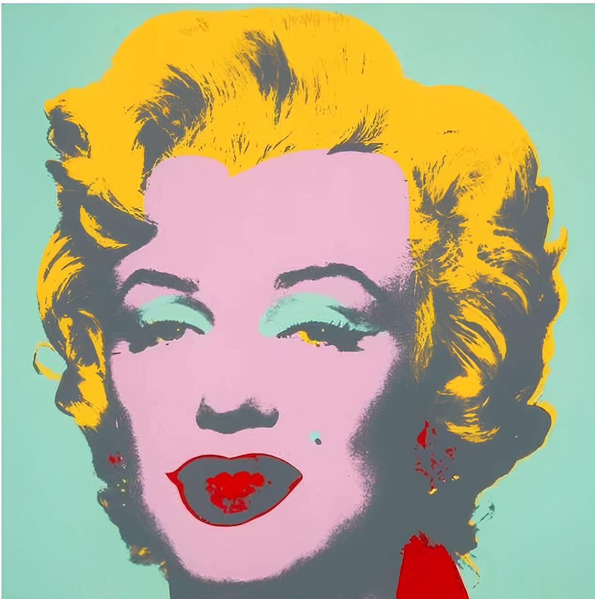 Green and Pink Marilyn 11.23 From the Sunday B. Morning Edition - Print by Andy Warhol