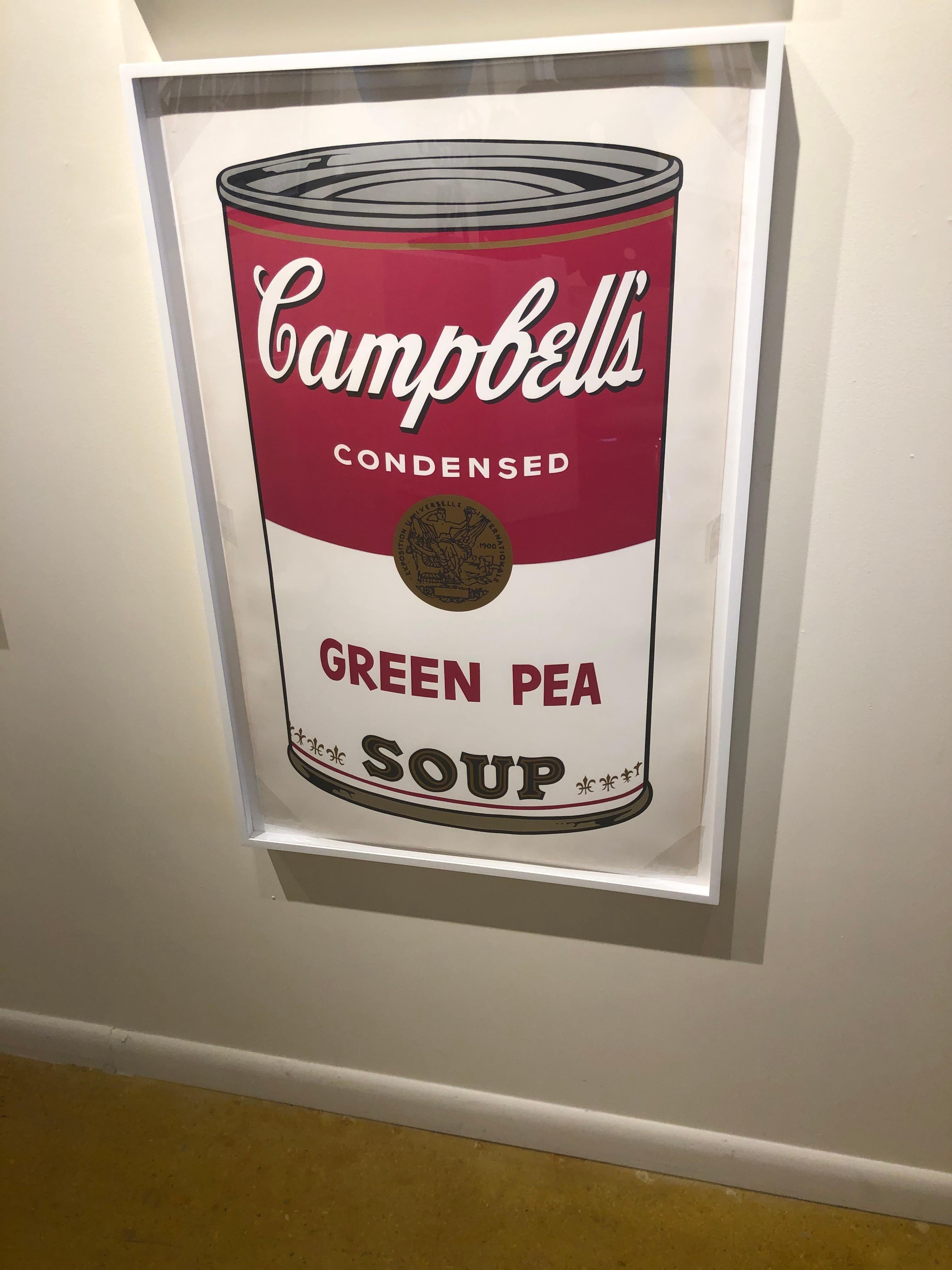 Green Pea from Campbell's Soup I, F&S II.50 - Beige Print by Andy Warhol