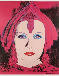 Greta Garbo as Mata Hari - Lithograph by Andy Warhol - 1981