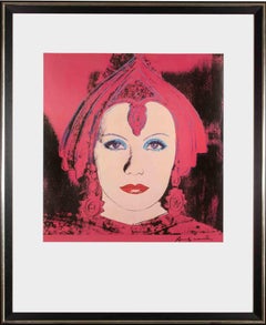 Vintage Greta Garbo as Mata Hari - Lithograph by Andy Warhol - 1981