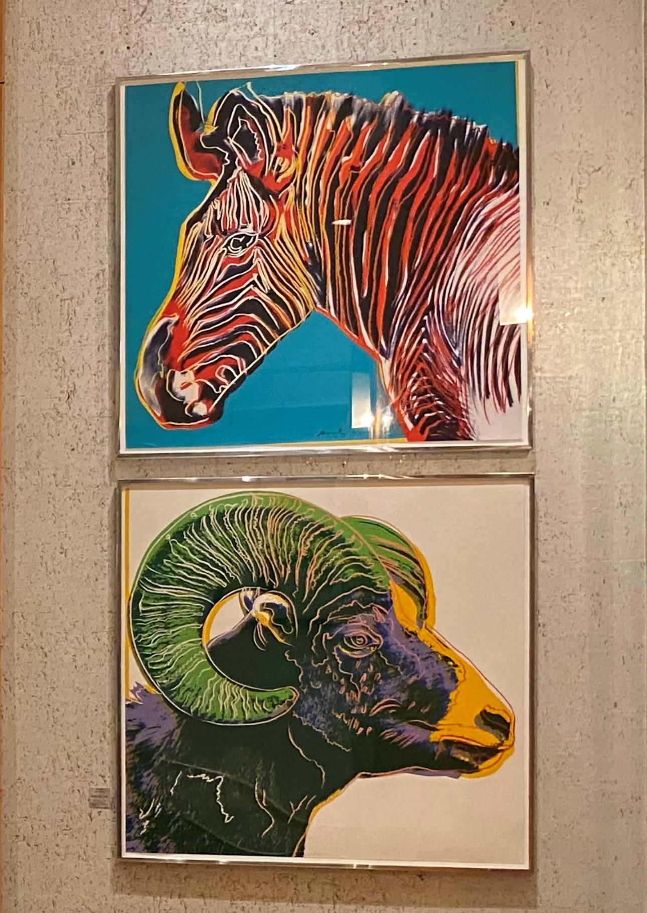 Grevy's Zebra, from Endangered Species F&S II.300 - Print by Andy Warhol