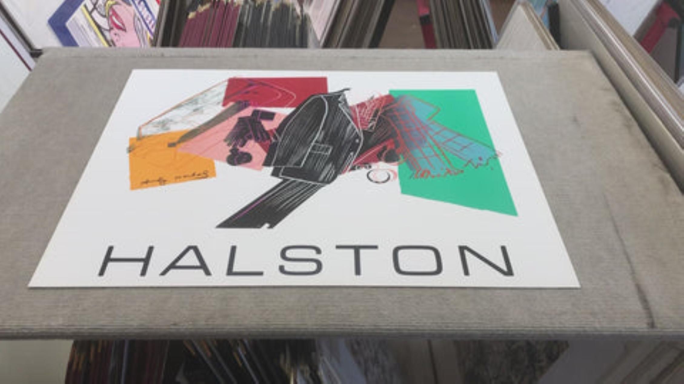 Halston Werbekampagne Poster von Andy Warhol im Angebot 2