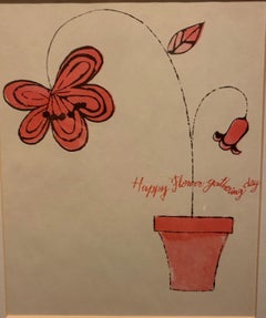 Andy Warhol 'Happy Flower Gathering Days' 1963