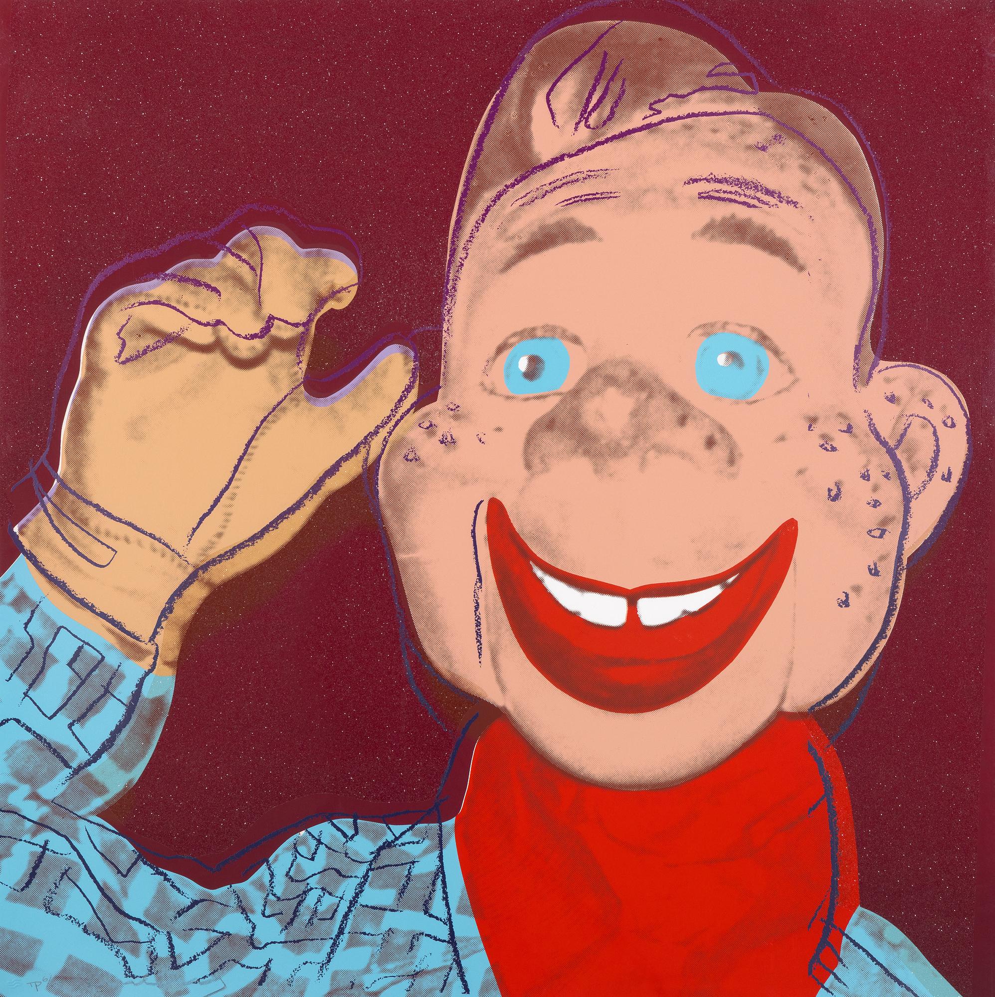 Andy Warhol Portrait Print - Howdy Doody (F&S II.263)