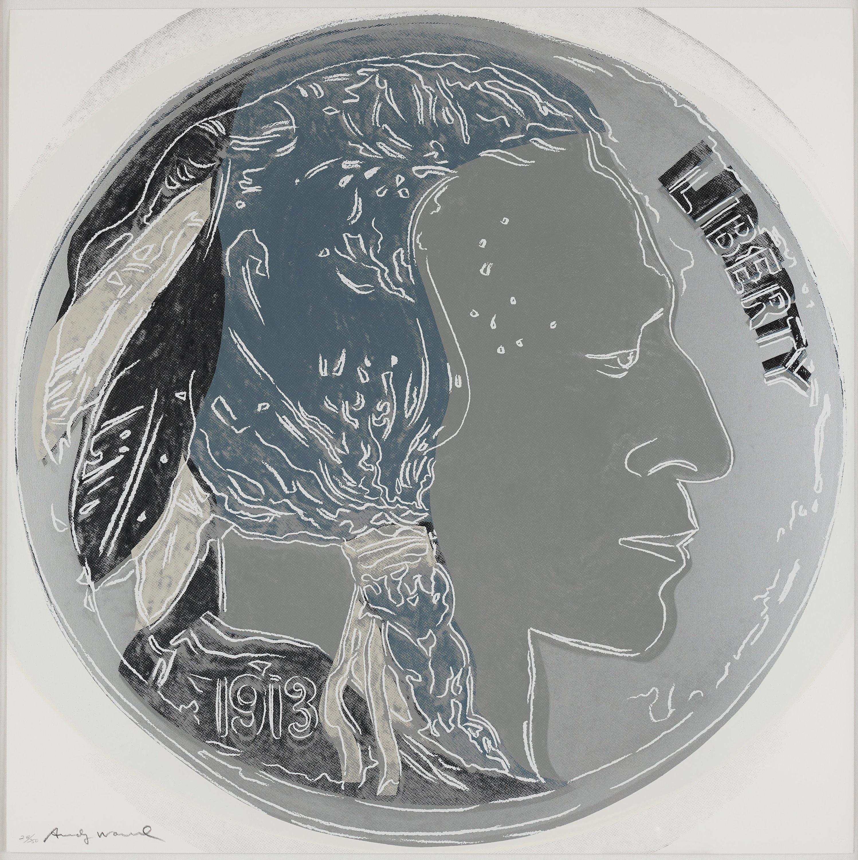 Indian Head Nickel F&S II.385 - Print by Andy Warhol