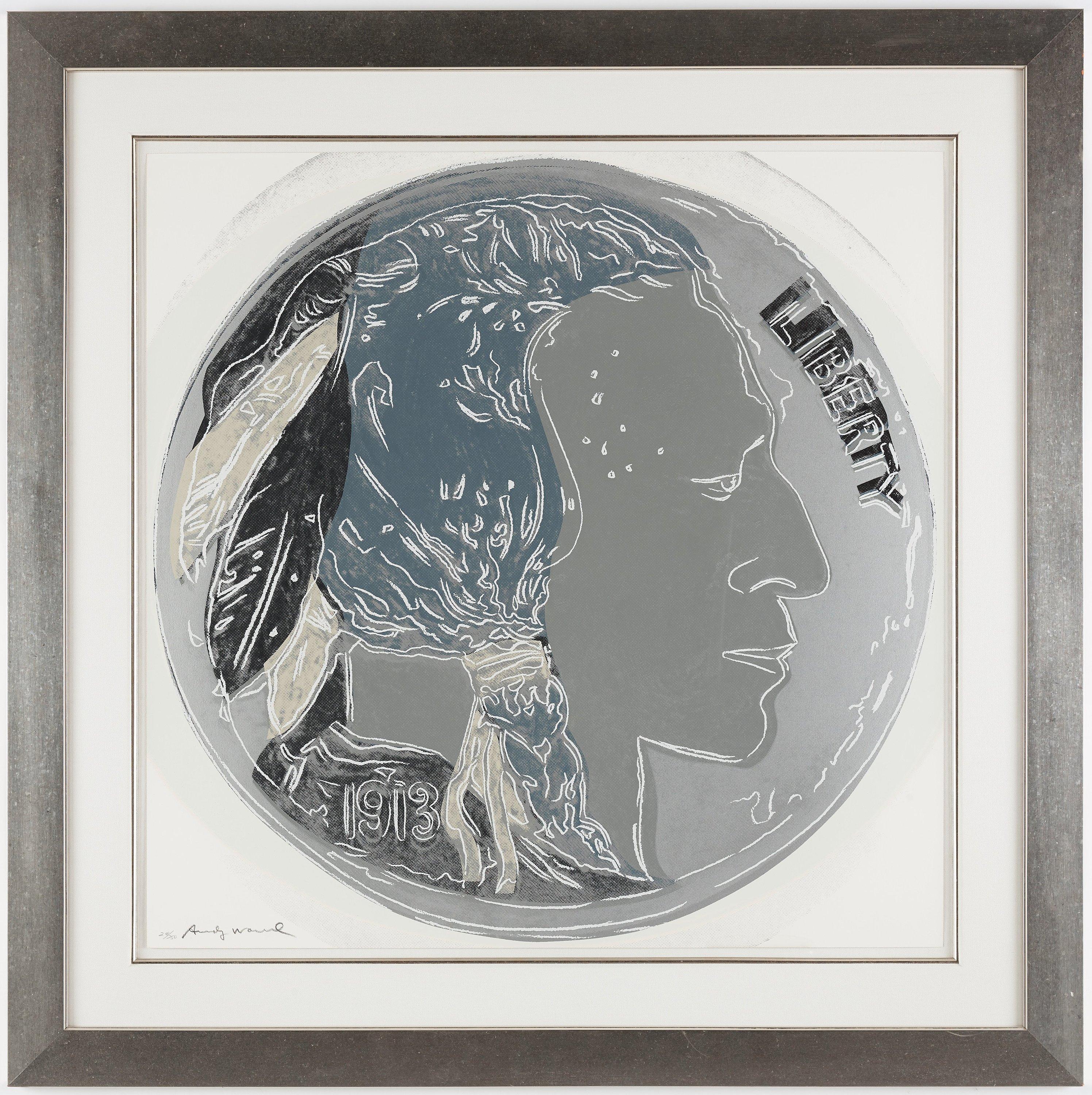 Andy Warhol Print - Indian Head Nickel F&S II.385