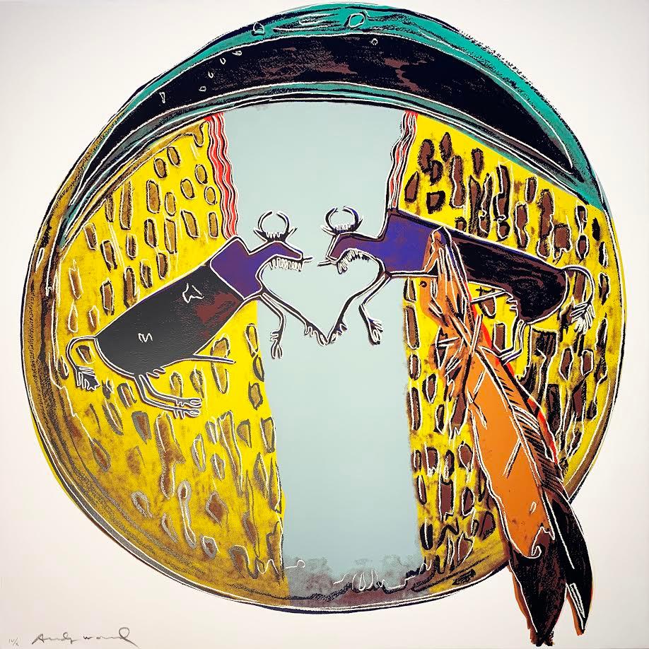 Andy Warhol Print - Indian Plains Shield