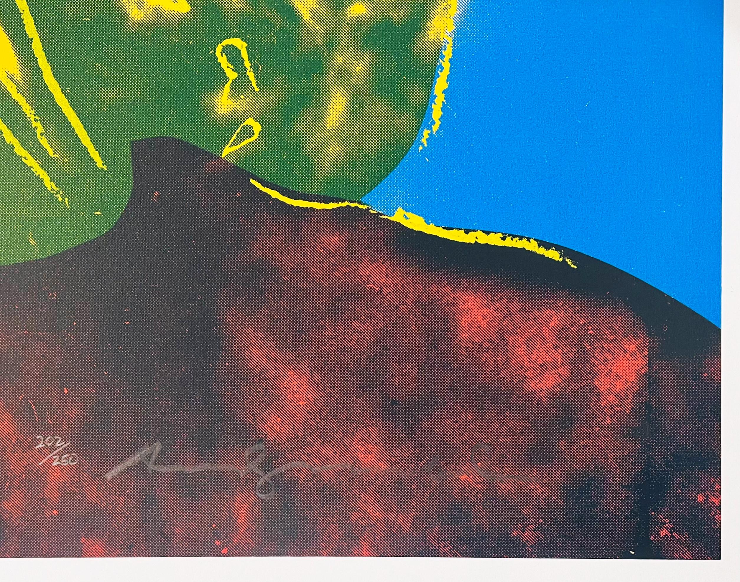Ingrid Bergman mit Hut (Pop-Art), Print, von Andy Warhol