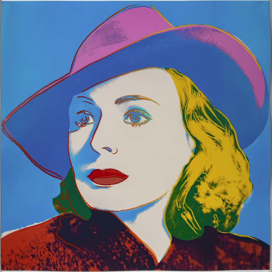 Ingrid Bergman With Hat FS II.315, Signed Screen Print, Edition of 250, 1983