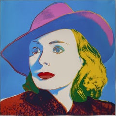 Ingrid Bergman With Hat FS II.315, Signed Screen Print, Edition of 250, 1983