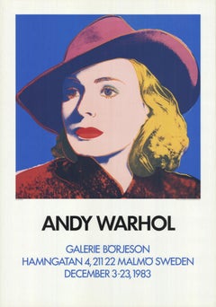 Ingrid with Hat By Andy Warhol