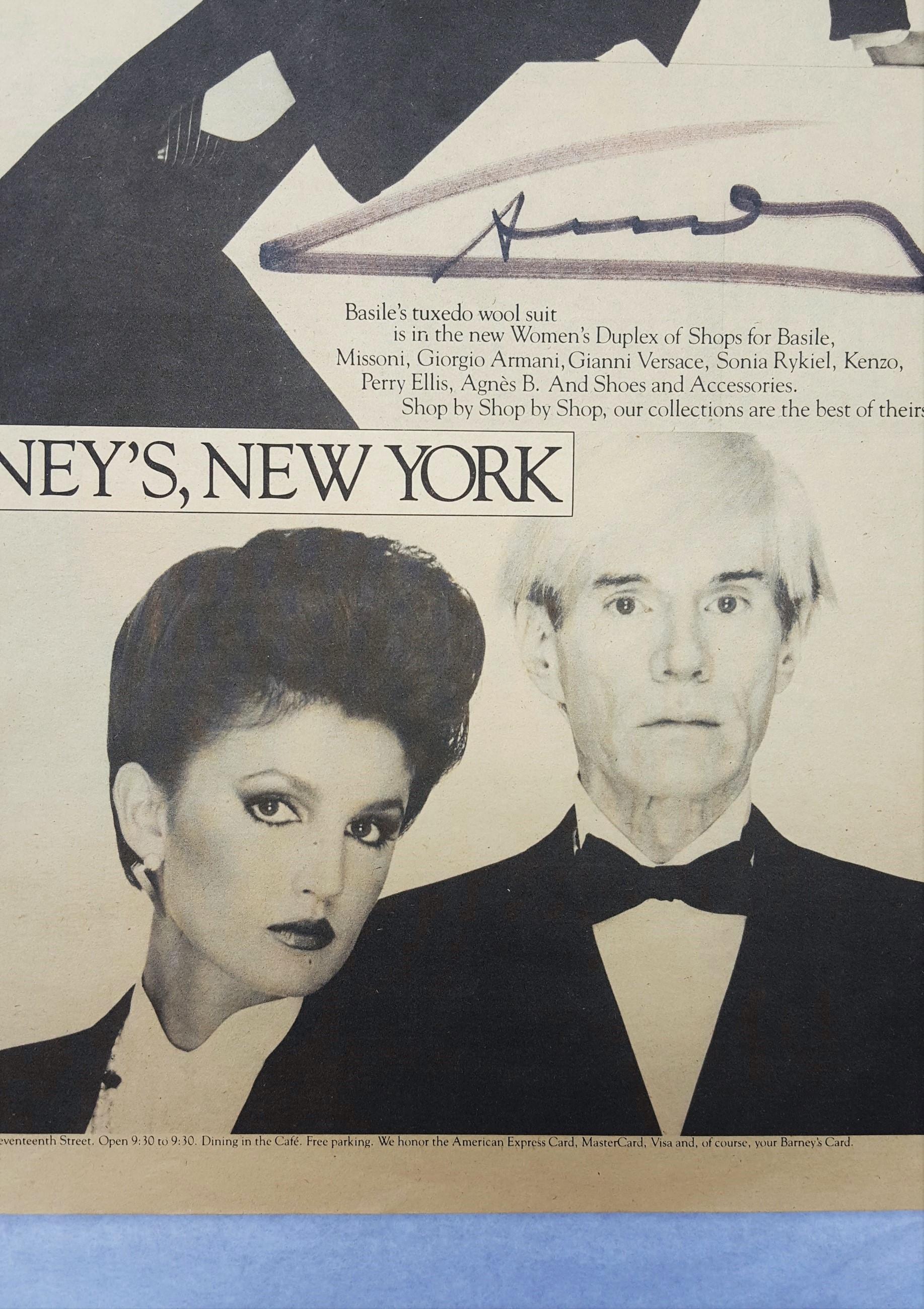 Interview Magazine (Diane von Furstenberg) (Signed by Andy Warhol) /// Pop Art  For Sale 7