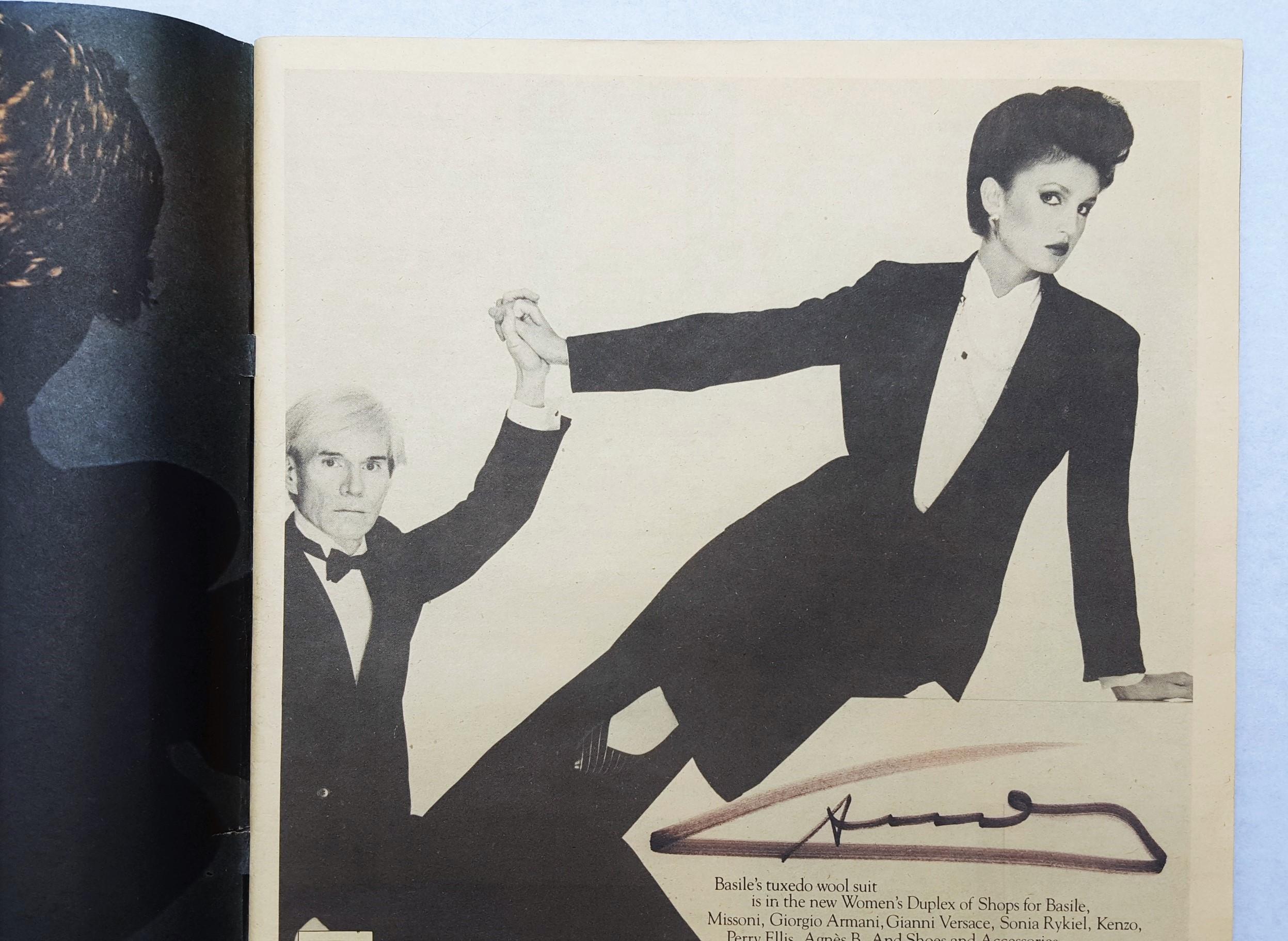 Interview Magazine (Diane von Furstenberg) (Signed by Andy Warhol) /// Pop Art  For Sale 8