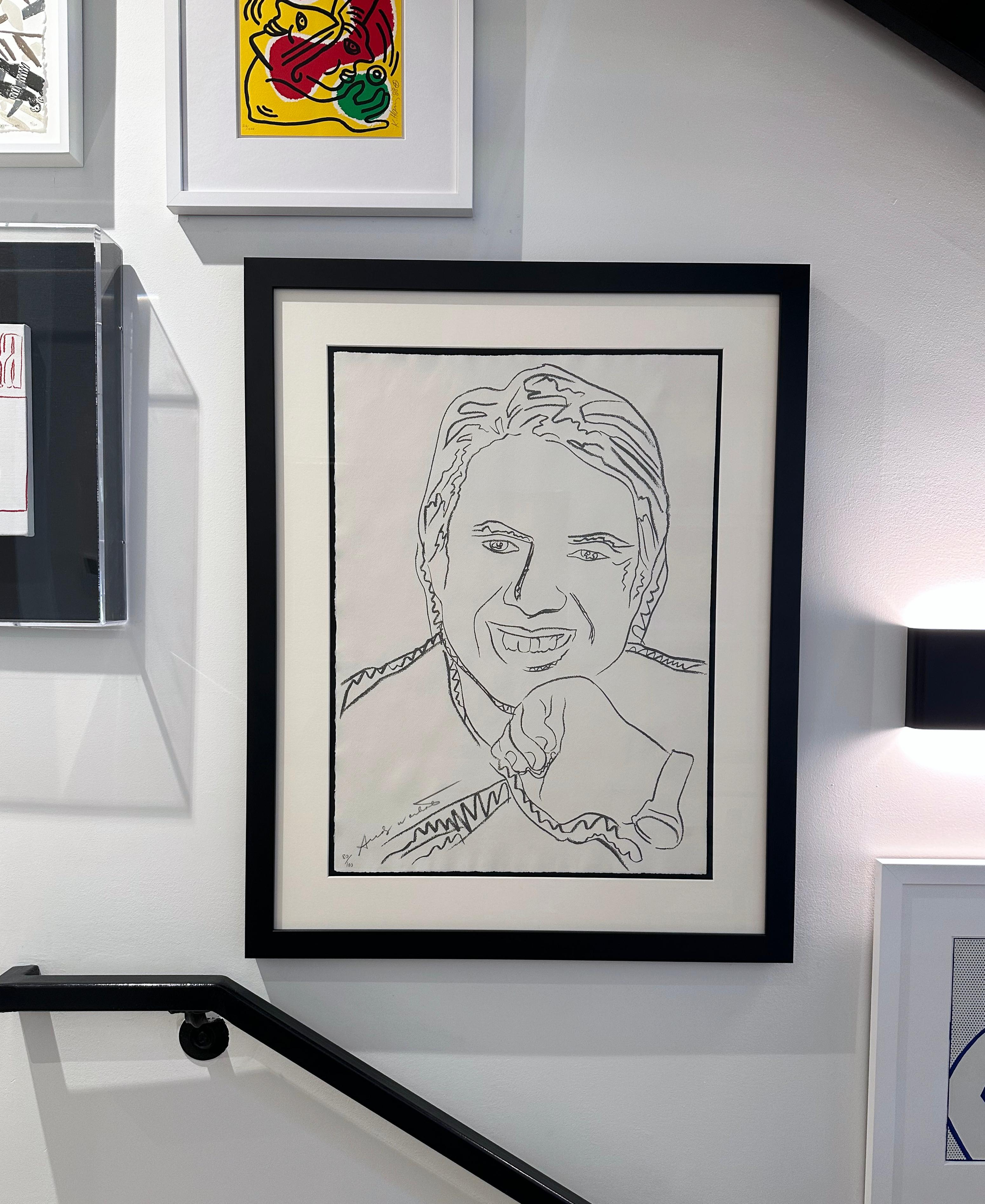 Artist: Andy Warhol
Title: Jimmy Carter III
Portfolio: Inaugural Impressions
Medium: Screenprint on J. Green paper
Date: 1977
Edition: 80/100
Frame Size: 36 1/2